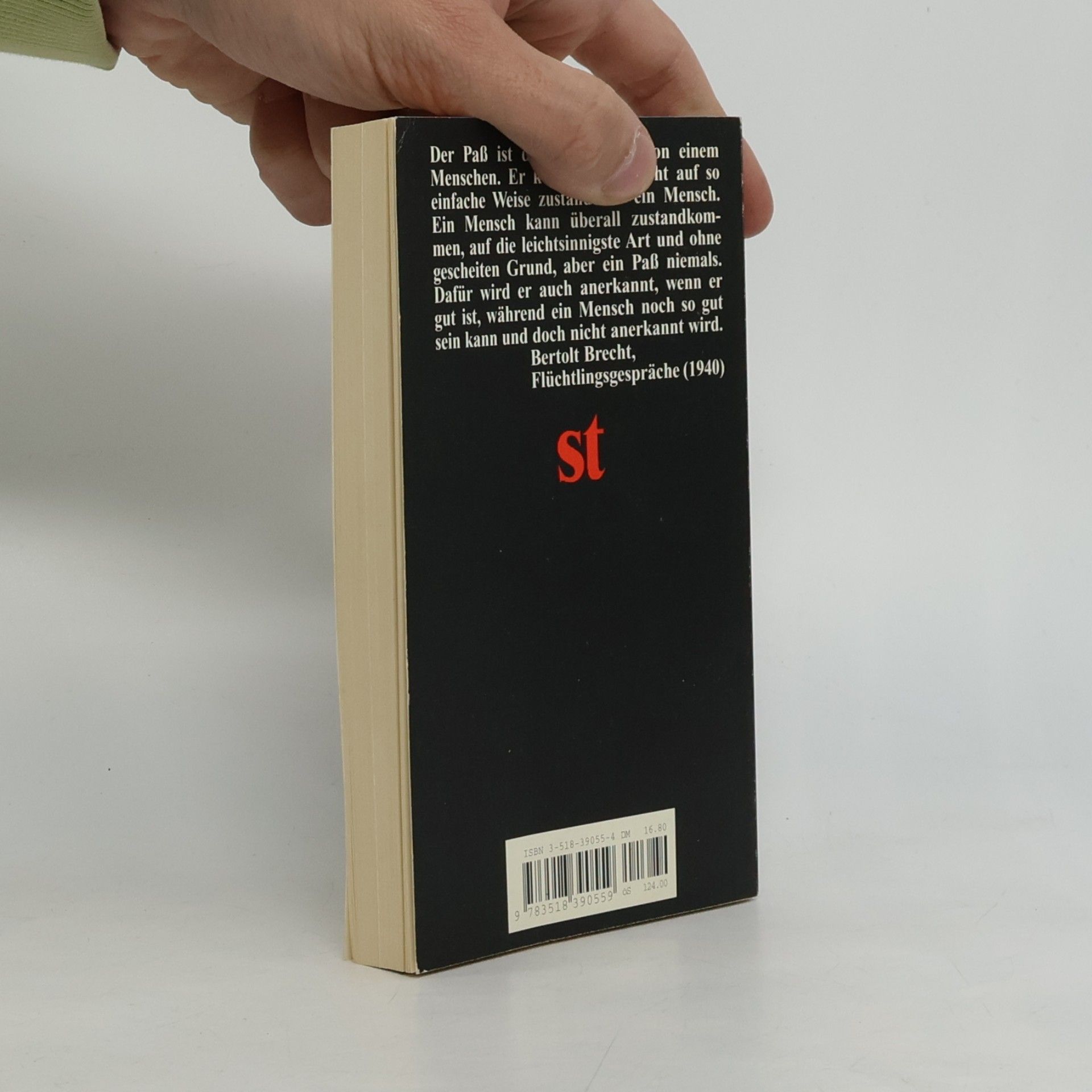 Bertolt Brecht Suhrkamp Taschenbuch - st 2555: Reisen im Exil: 1933-1949
