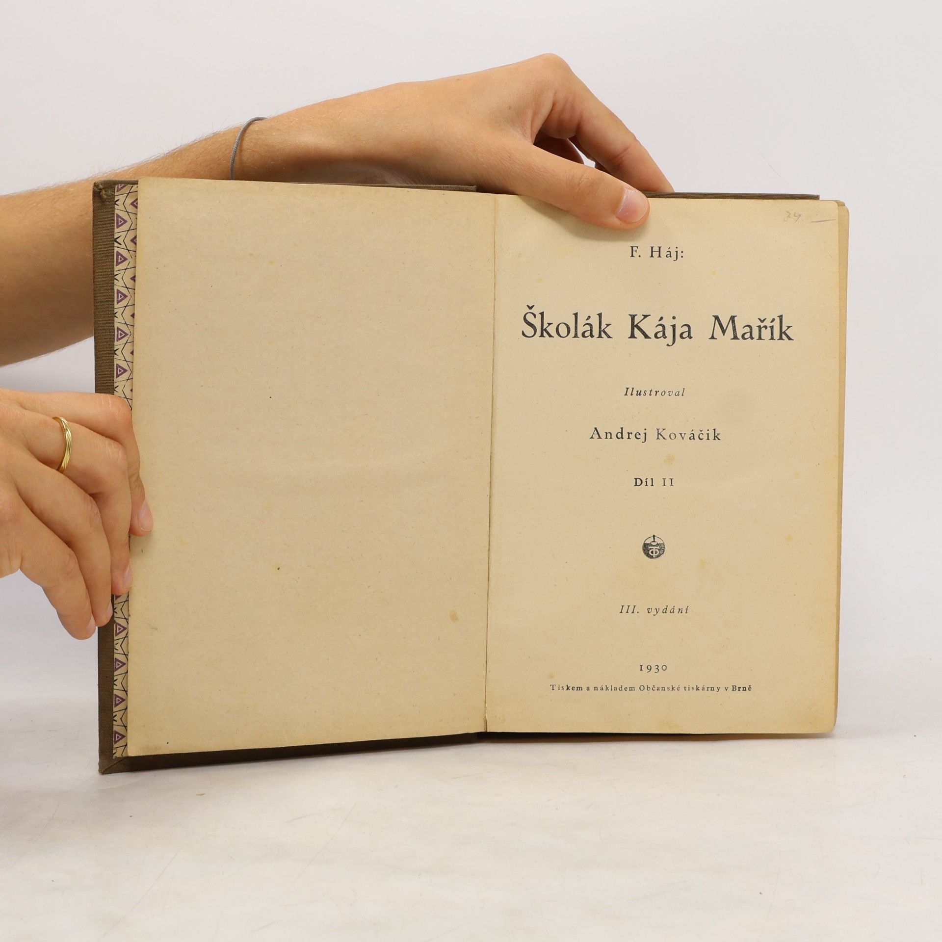 F. Háj Školák Kája Mařík II