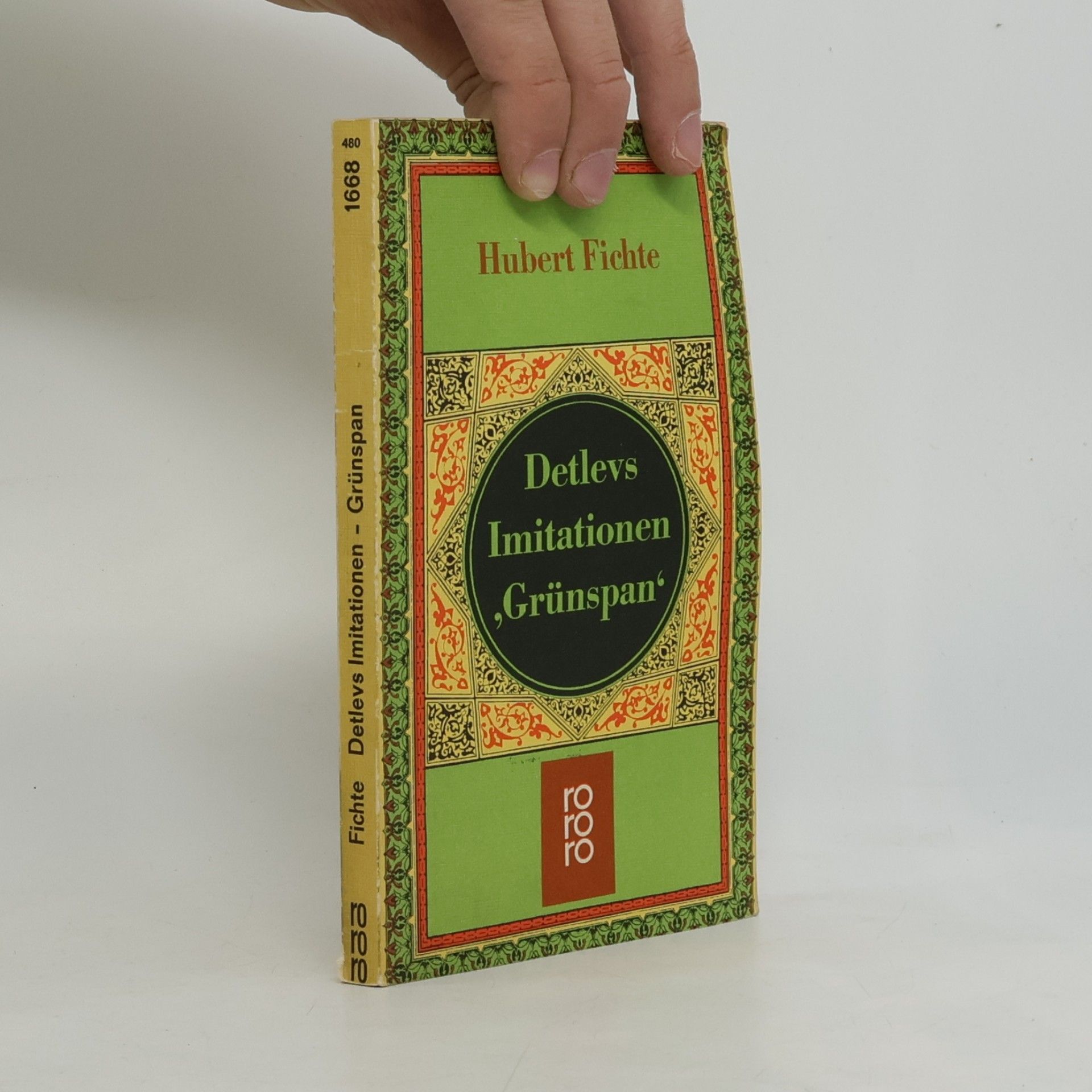 Hubert Fichte Detlevs Imitationen 'Grünspan'. Roman.