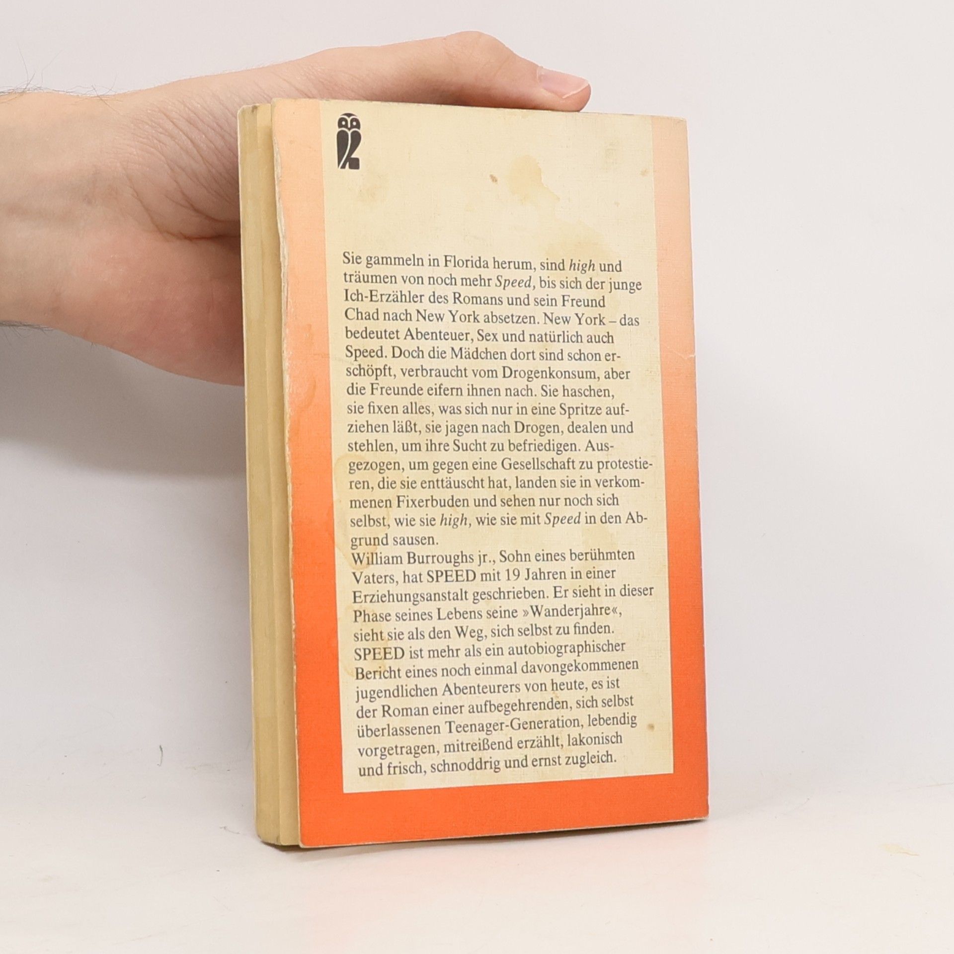 William Burroughs Jr. Speed