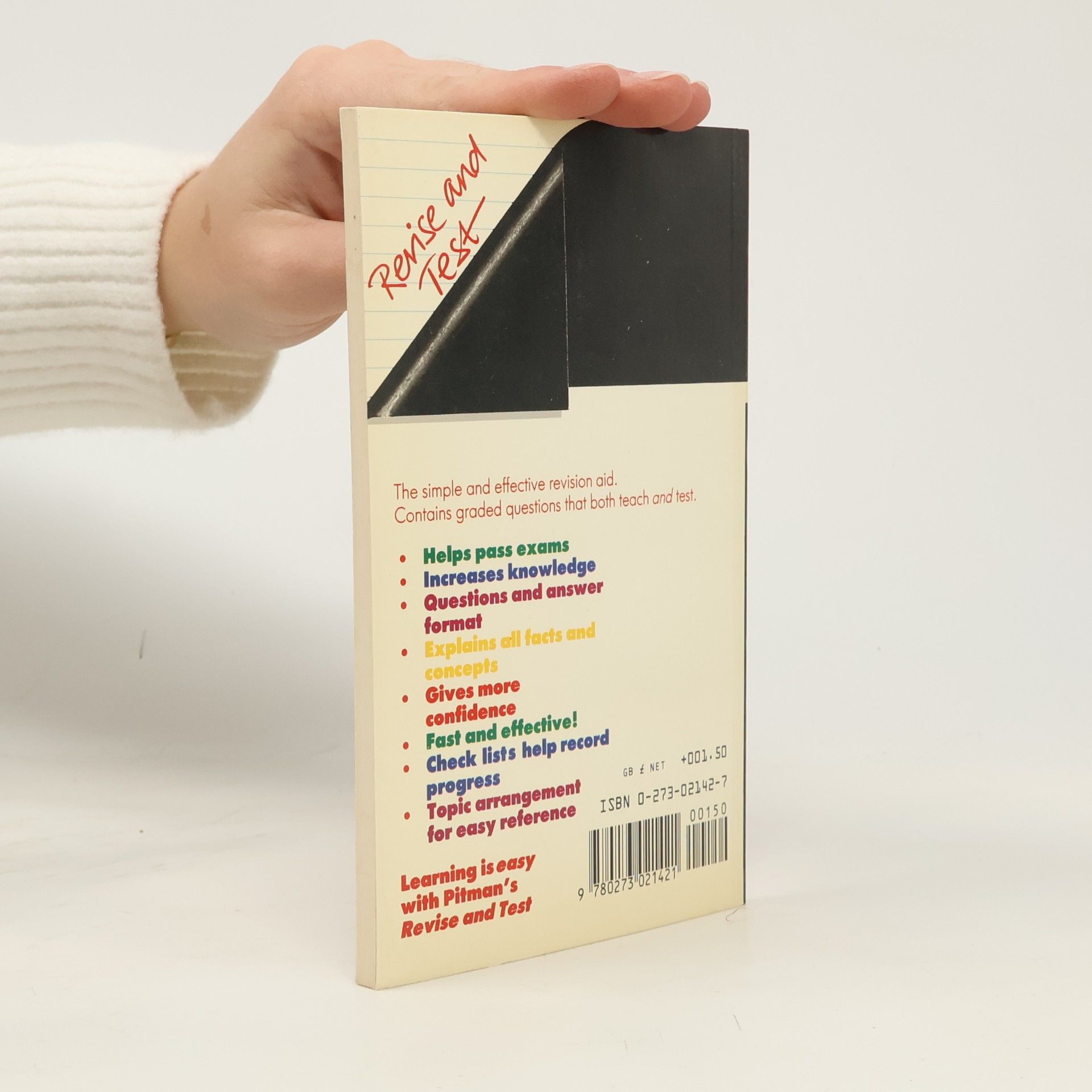 Derek John Thomas Commerce - 1: Revise and Test