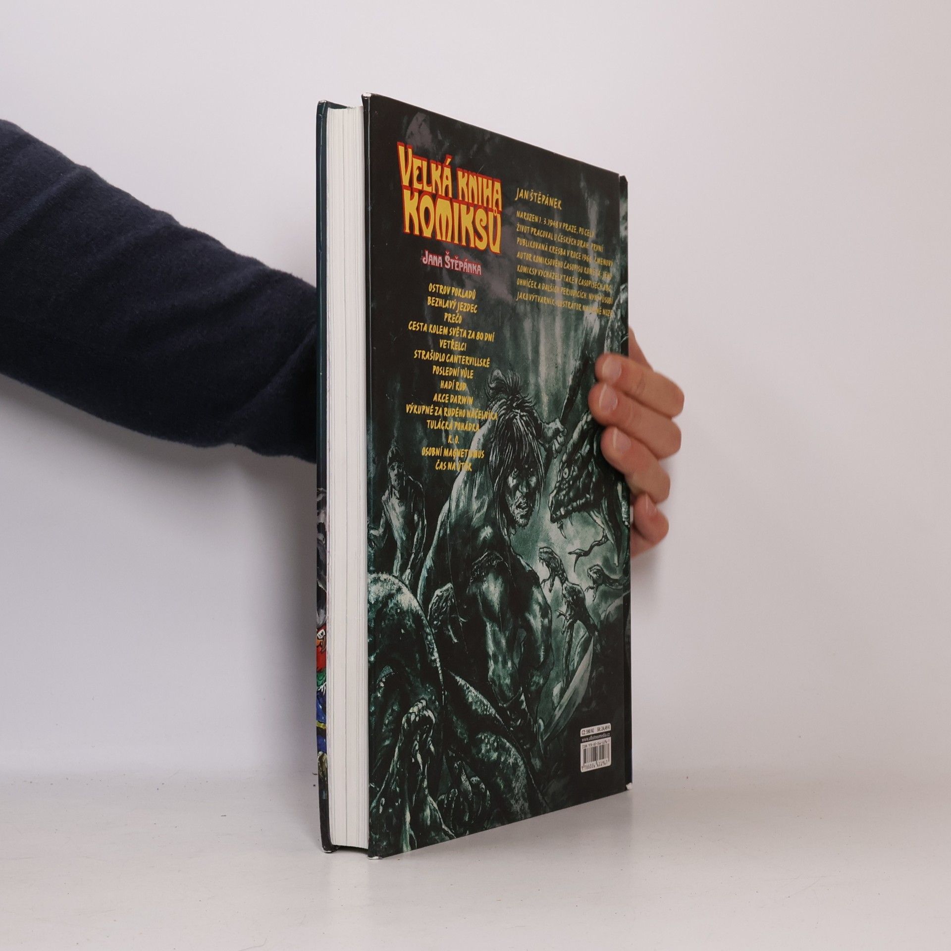Jan Štěpánek Velká kniha komiksů Jana Štěpánka