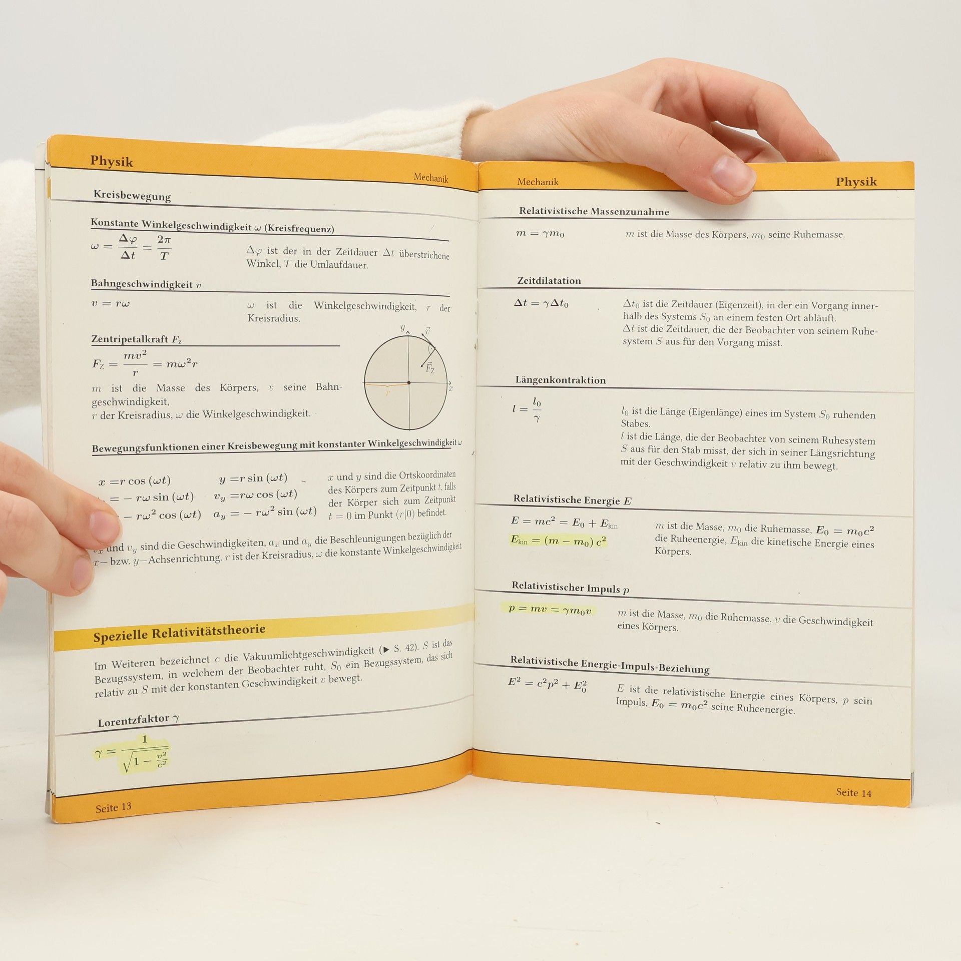 Johannes Almer Formelsammlung Naturwissenschaften