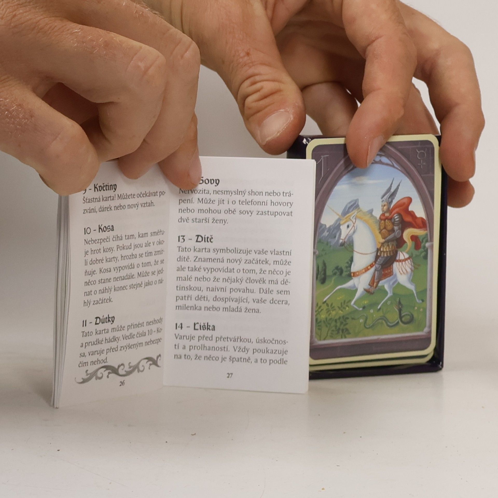 Regula Elizabeth Fiechter Mystická Lenormand 36 vykládacích karet - V novém ztvárnění