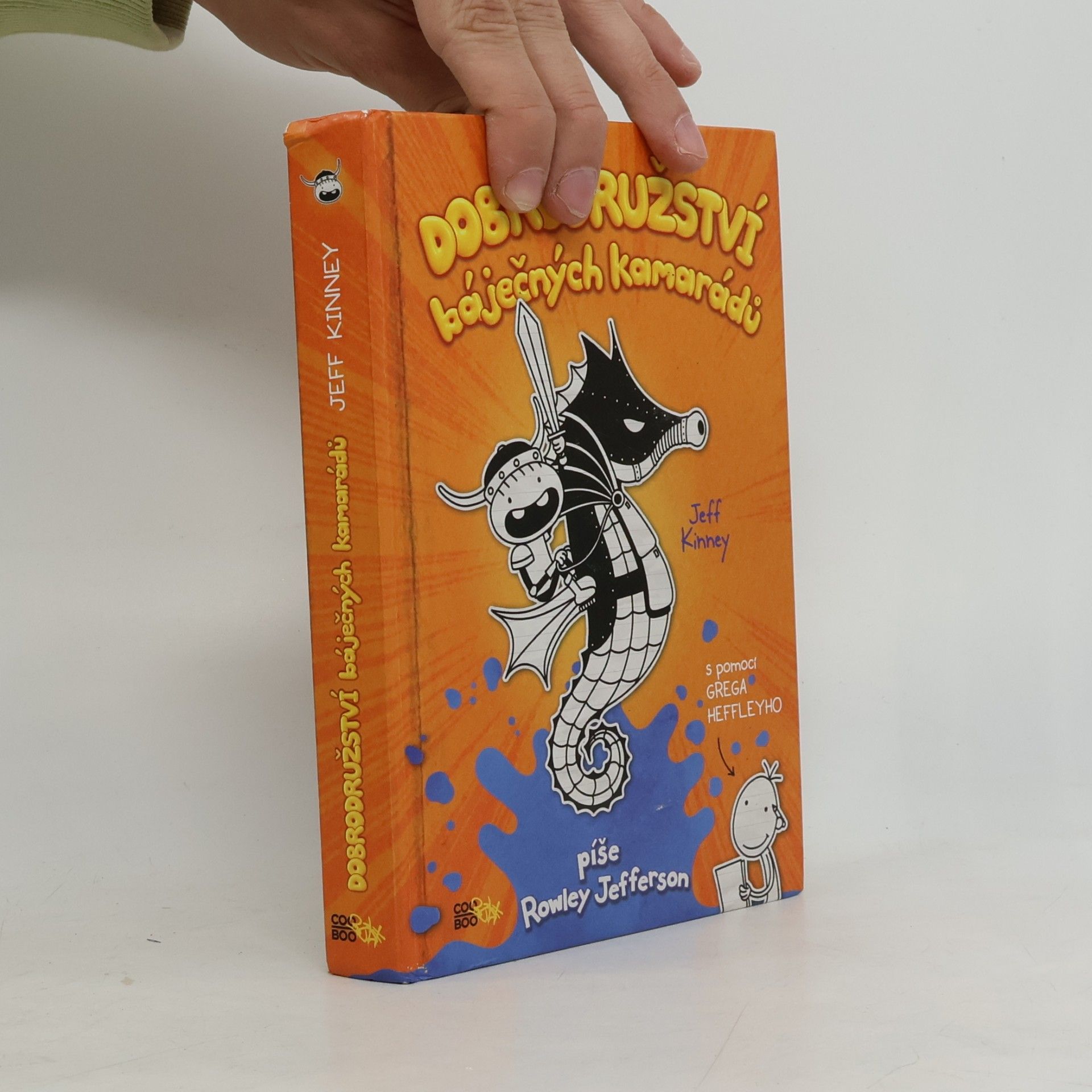Jeff Kinney Dobrodružství báječných kamarádů. Píše Rowley Jefferson