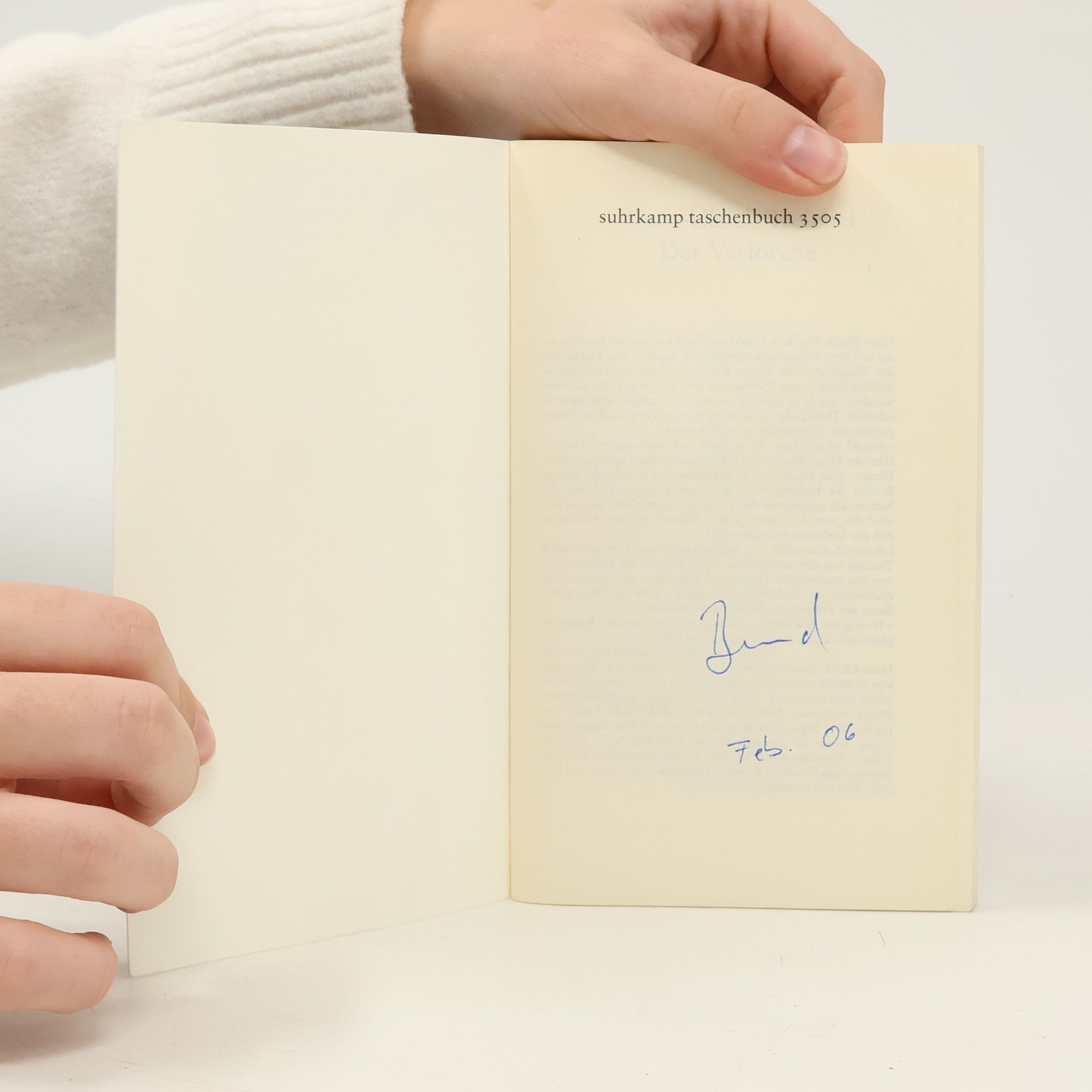 Hans-Ulrich Treichel Der Verlorene