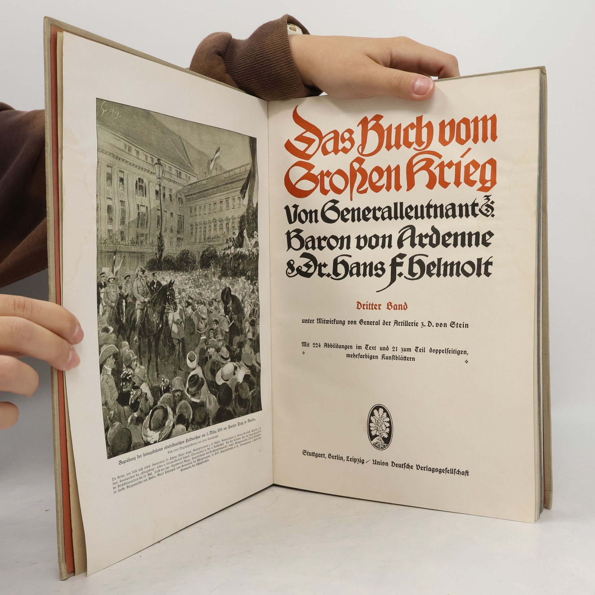 Generalleutnant Baron Von Ardenne Das Buch vom Großen Krieg 3