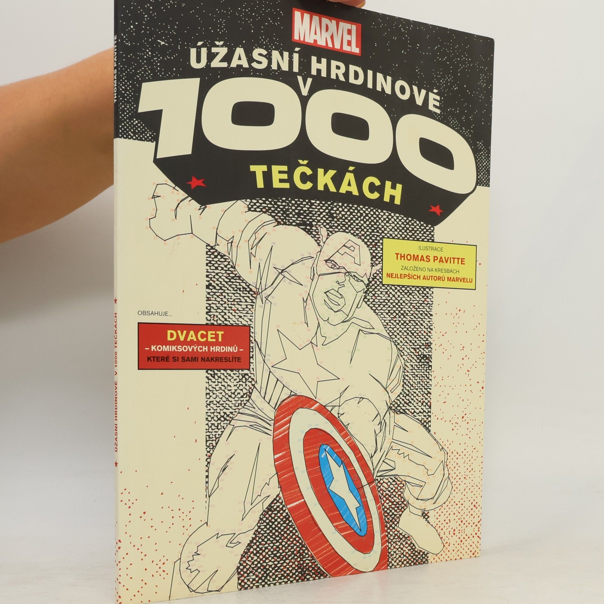 Thomas Pavitte Marvel. Úžasní hrdinové v 1000 tečkách