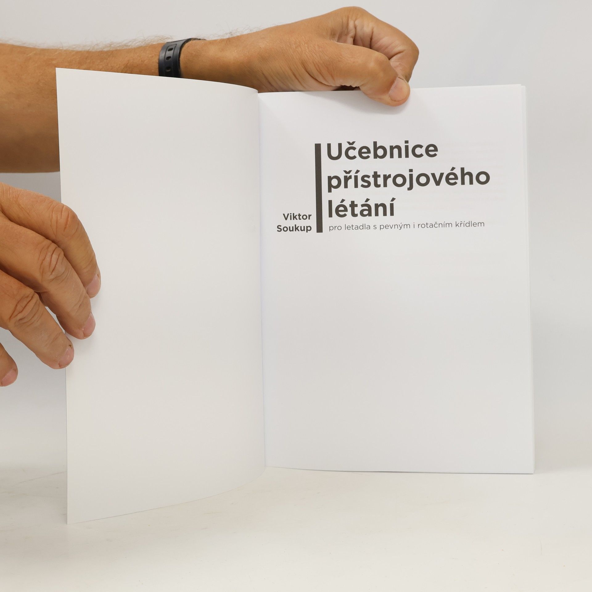 Viktor Soukup Učebnice přístrojového létání