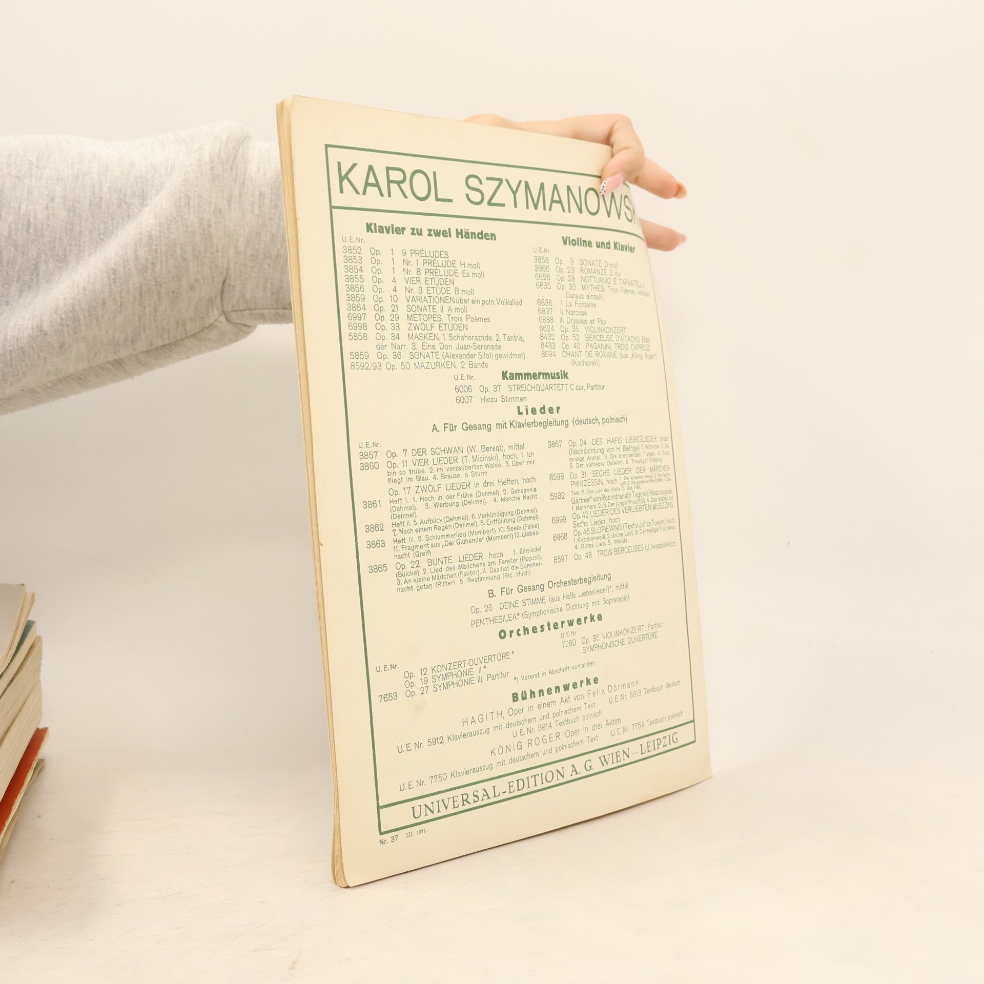 Karol Szymanowski Mazurkas