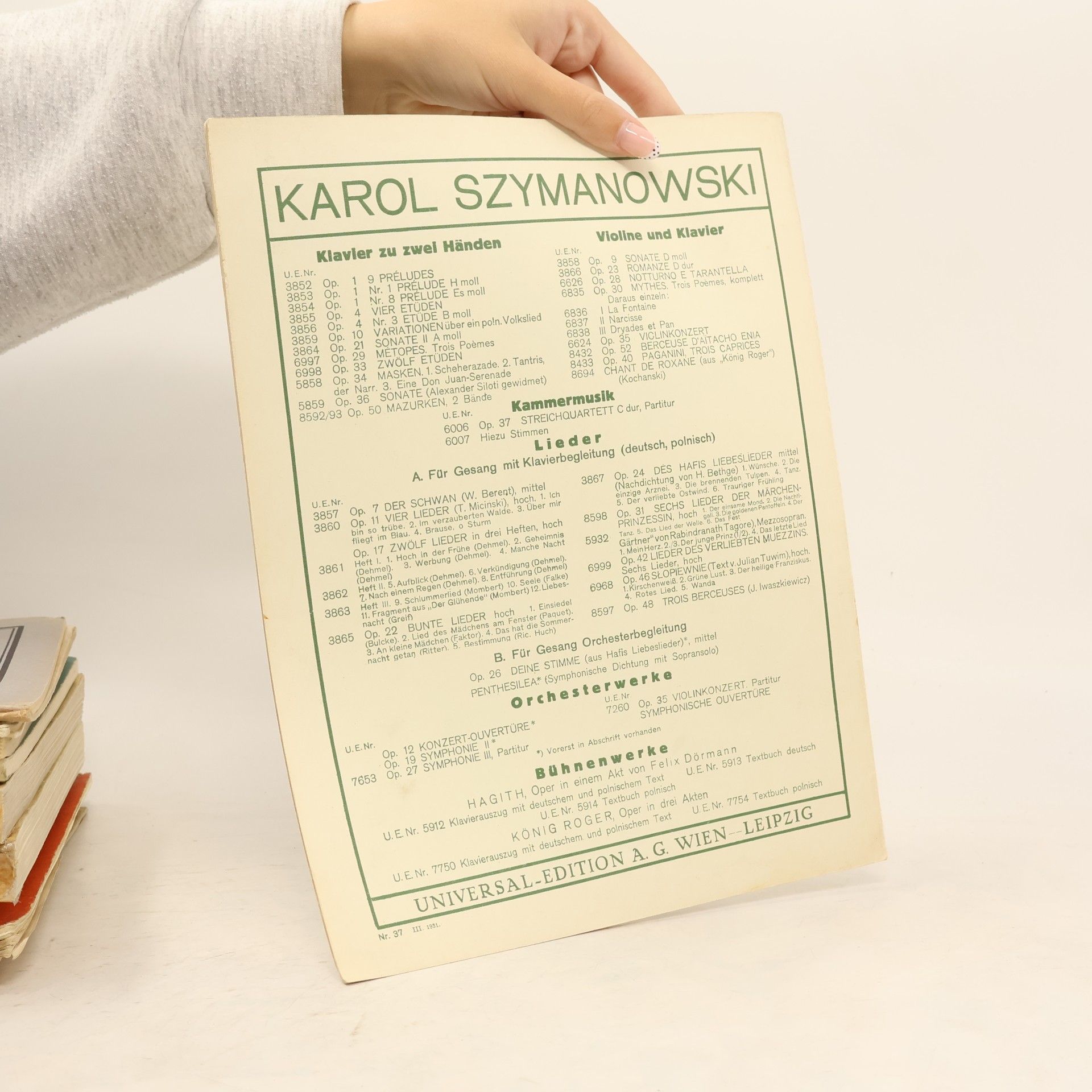 Karol Szymanowski Mazurkas