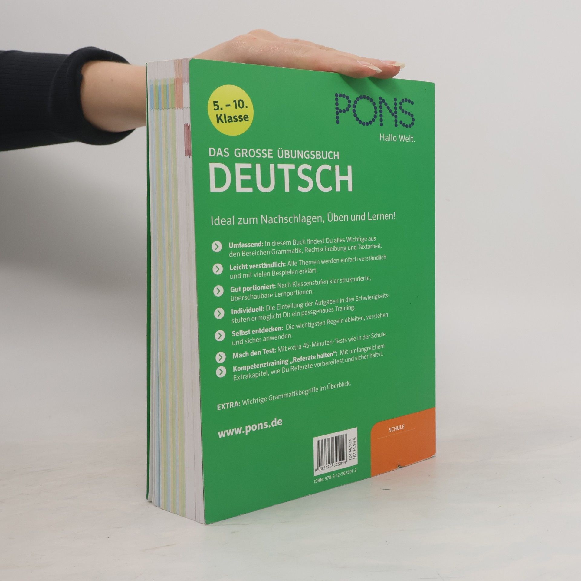 kolektiv Das große Übungsbuch Deutsch 5. - 10. Klasse