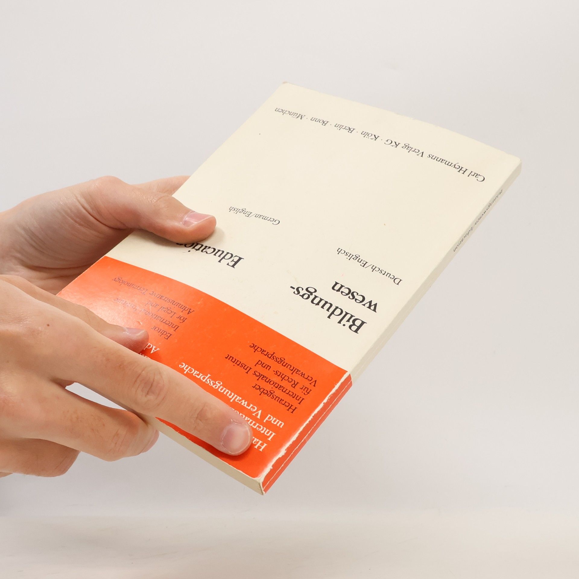 Hans-Karl Behrend Handbuch der internationalen Rechts- und Verwaltungssprache