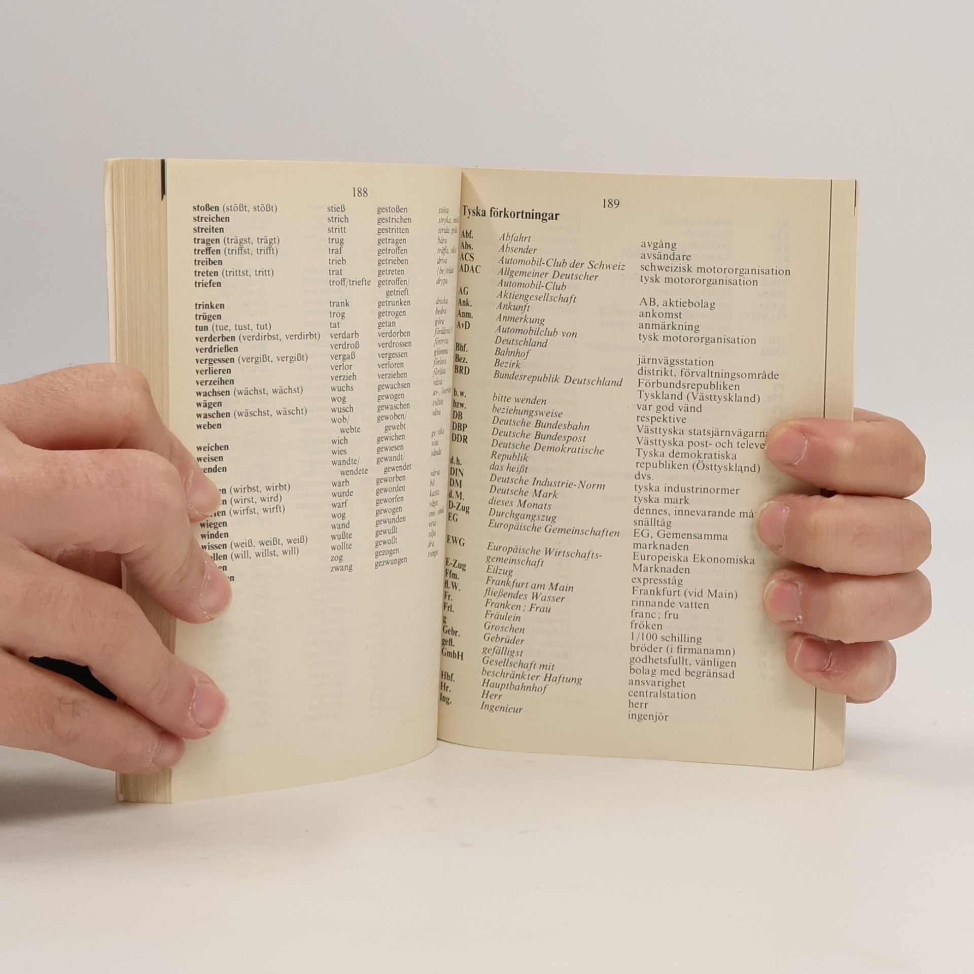Tysk-svensk, svensk-tysk ordbok
