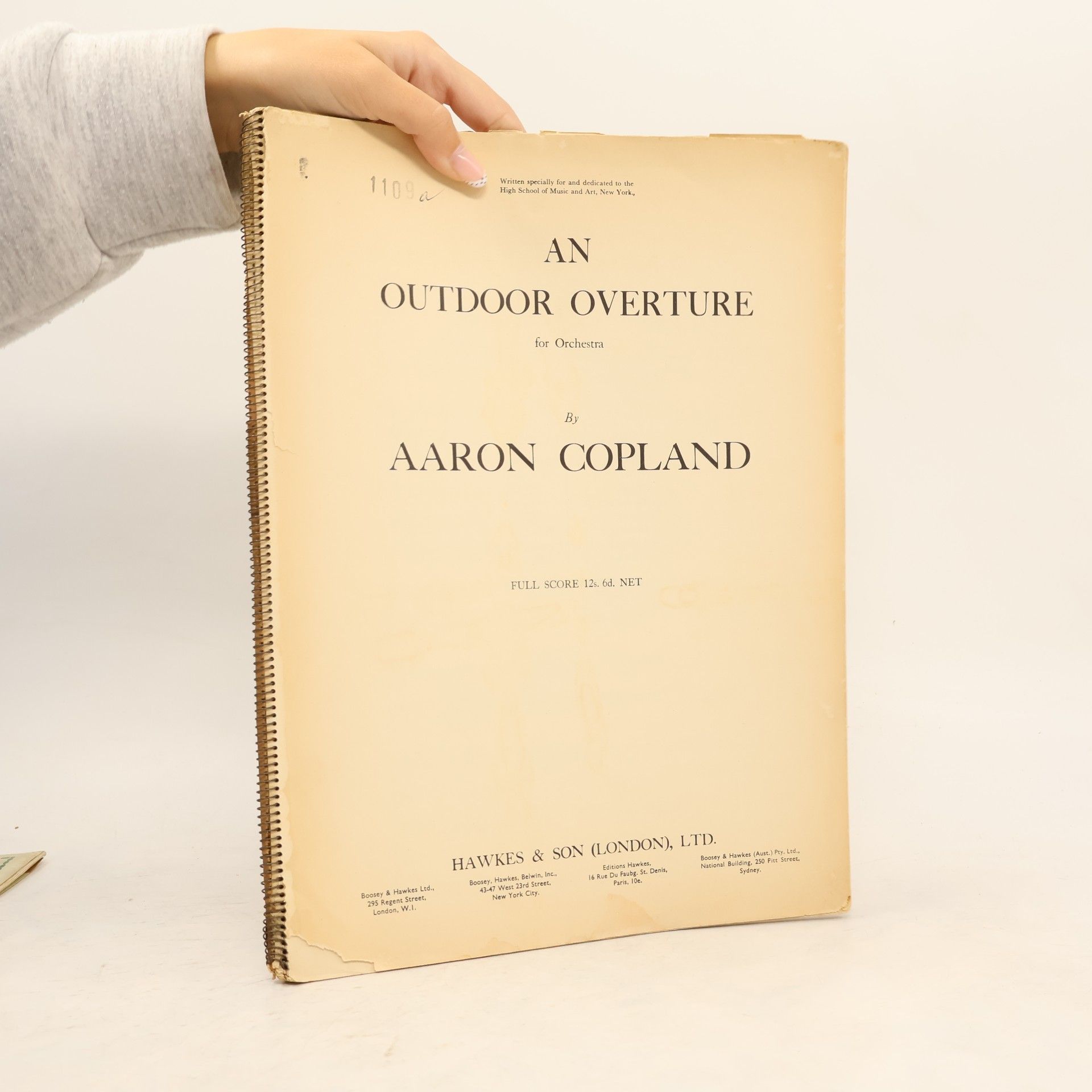 Aaron Copland An Outdoor Overture for Orchestra