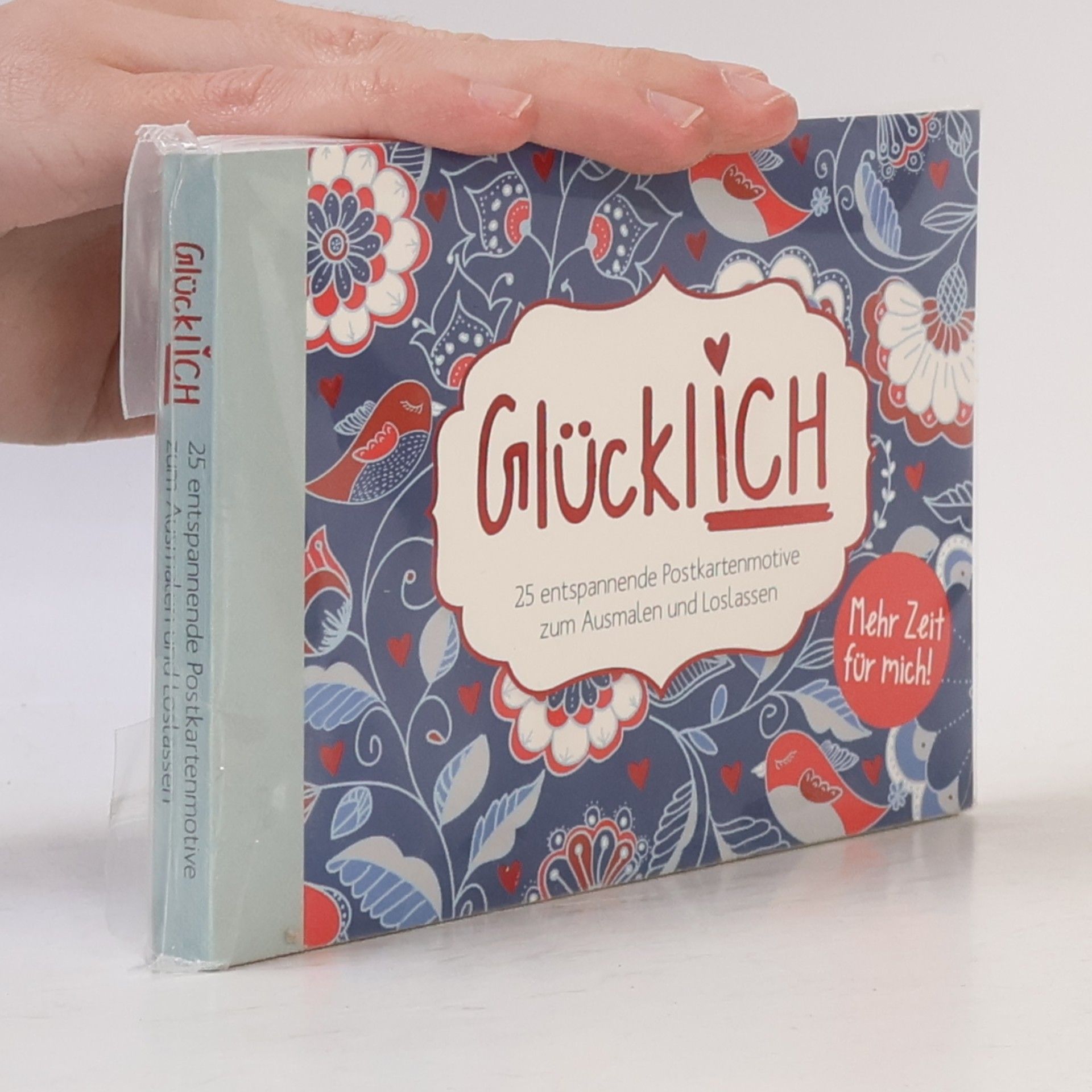 kolektiv Glücklich. 25 entspannende Postkartenmotive zum Ausmalen und Loslassen