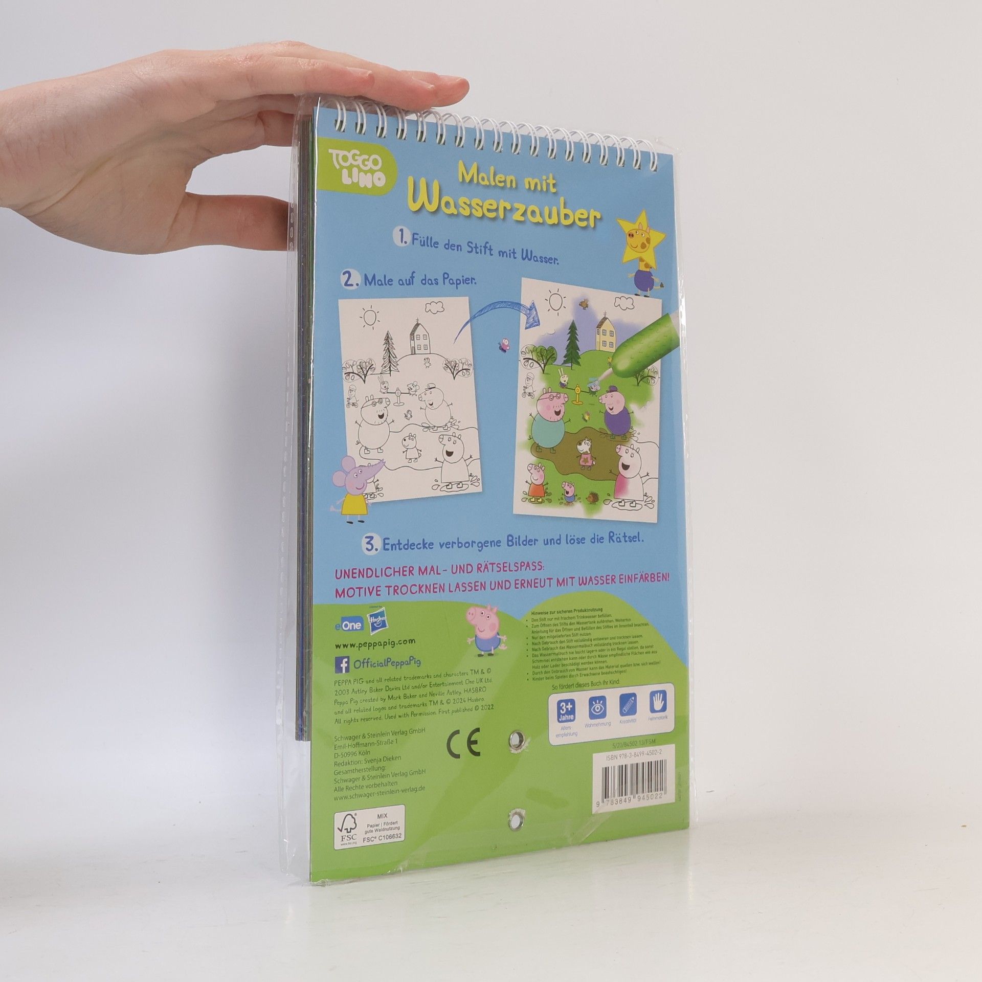 Autorenkollektiv Peppa Pig. Malen mit Wasserzauber
