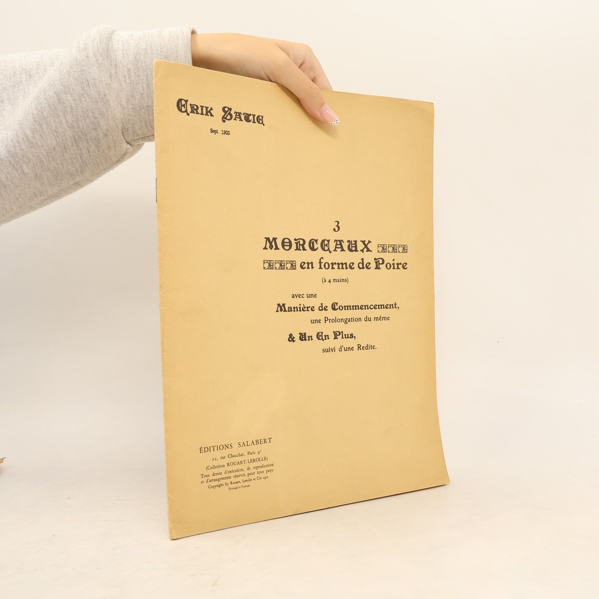 Various authors 3 Morceaux en forme de Poire