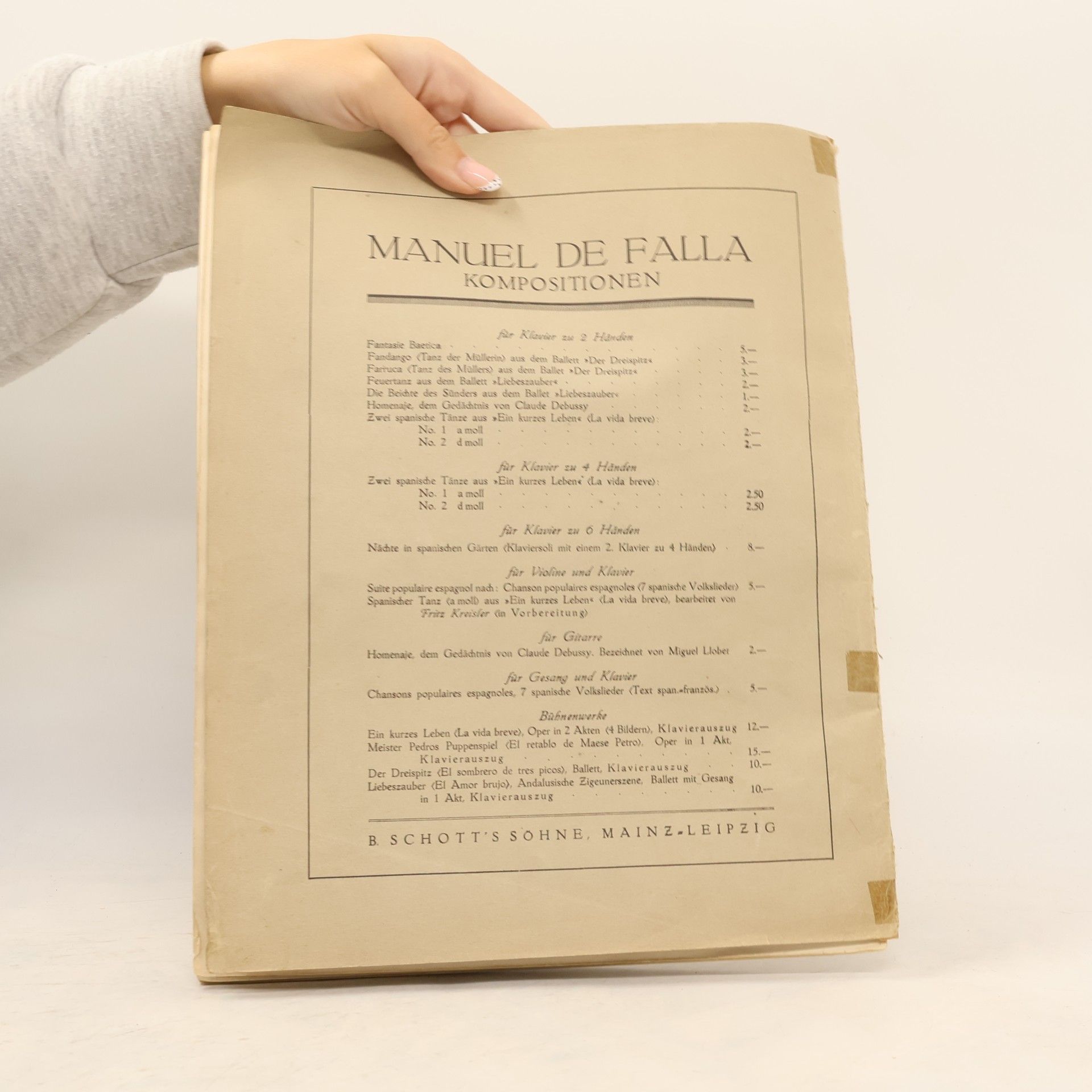 Manuel de Falla Fantasia Bætica