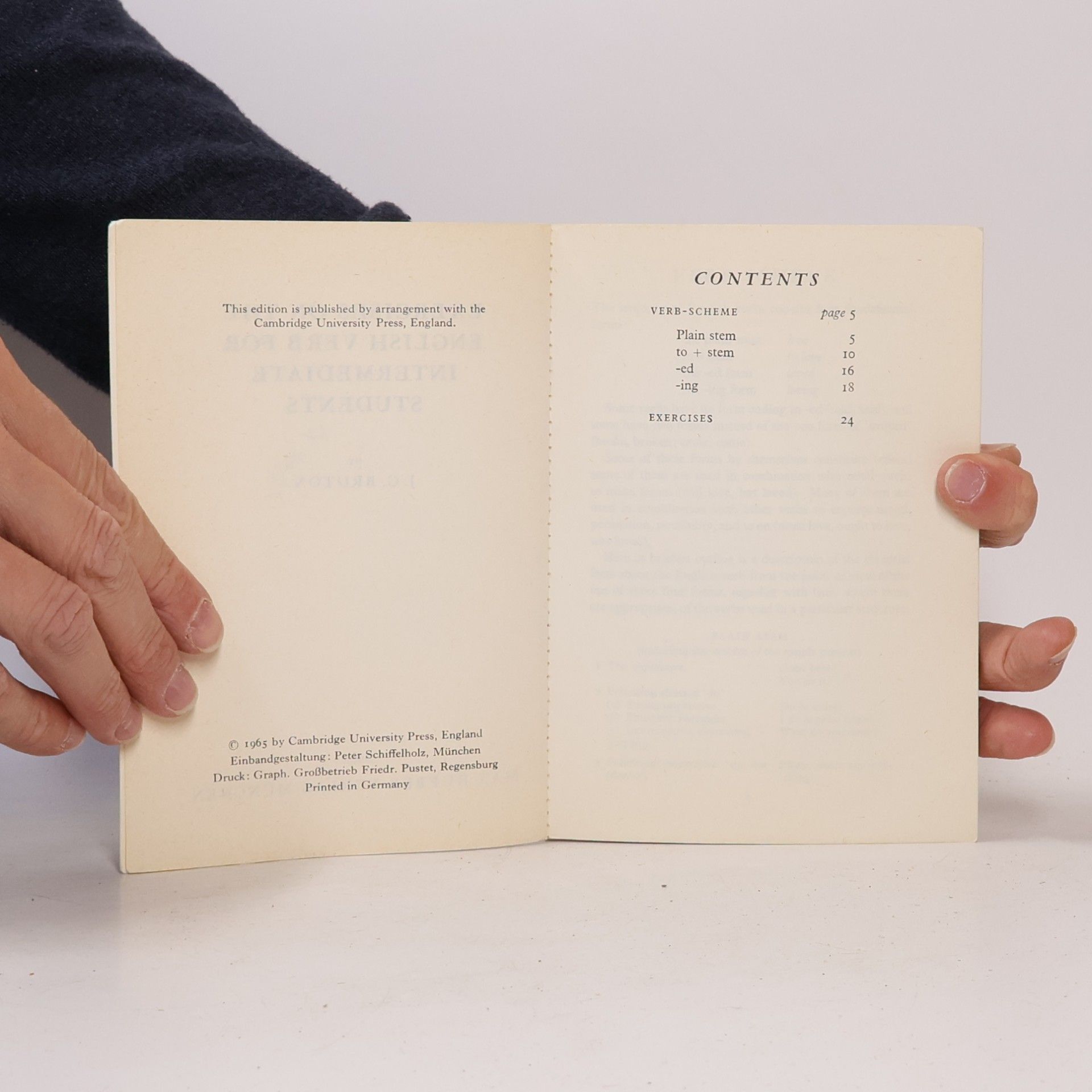 J. G. Bruton Exercises on the English verb