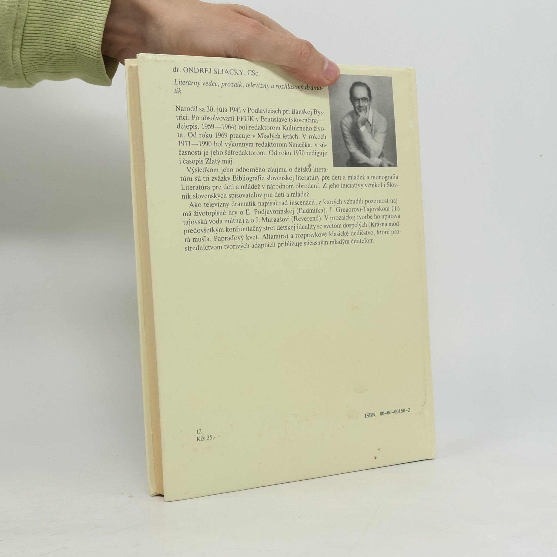 Ondrej Sliacky Dejiny slovenskej literatúry pre deti a mládež do roku 1945