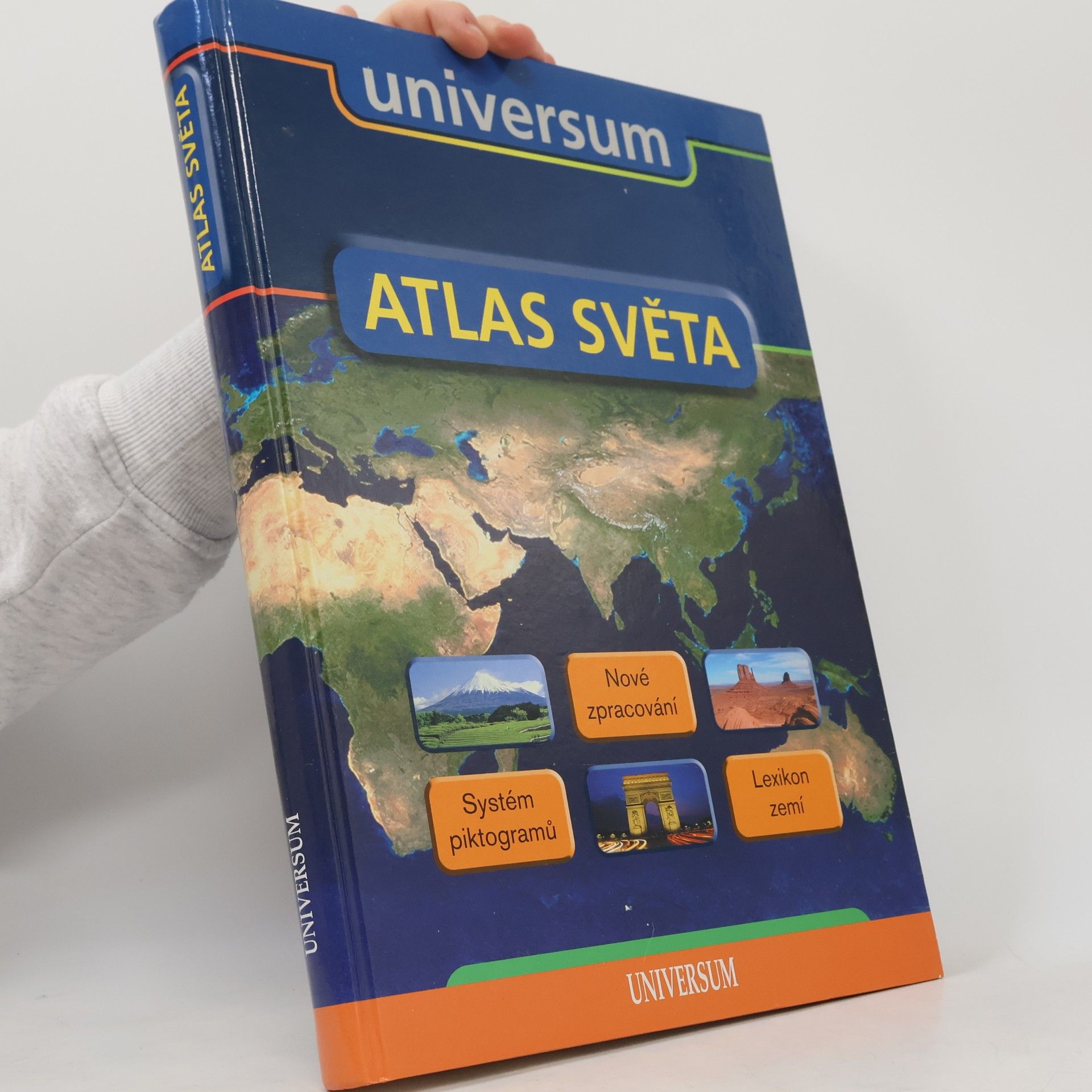 Irena Rybová Atlas světa nové zpracování, systém piktogramů, lexikon zemí