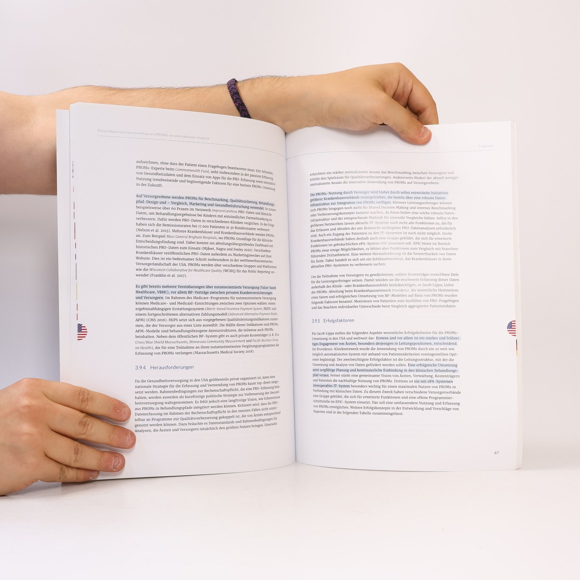 Autorenkollektiv Patient-Reported Outcome Measures (PROMs): ein internationaler Vergleich