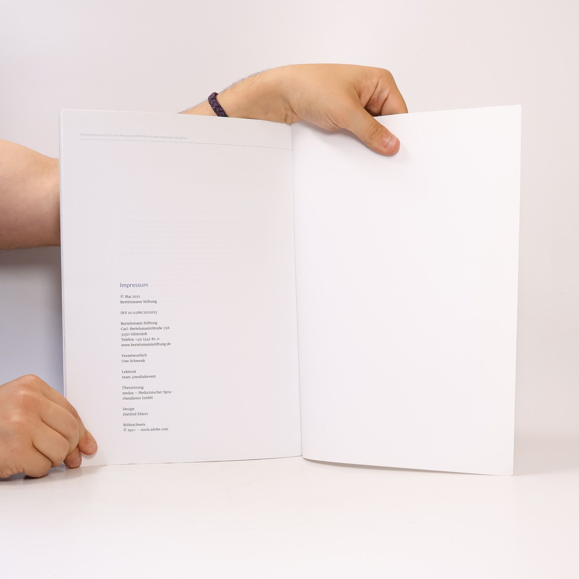 Autorenkollektiv Patient-Reported Outcome Measures (PROMs): ein internationaler Vergleich