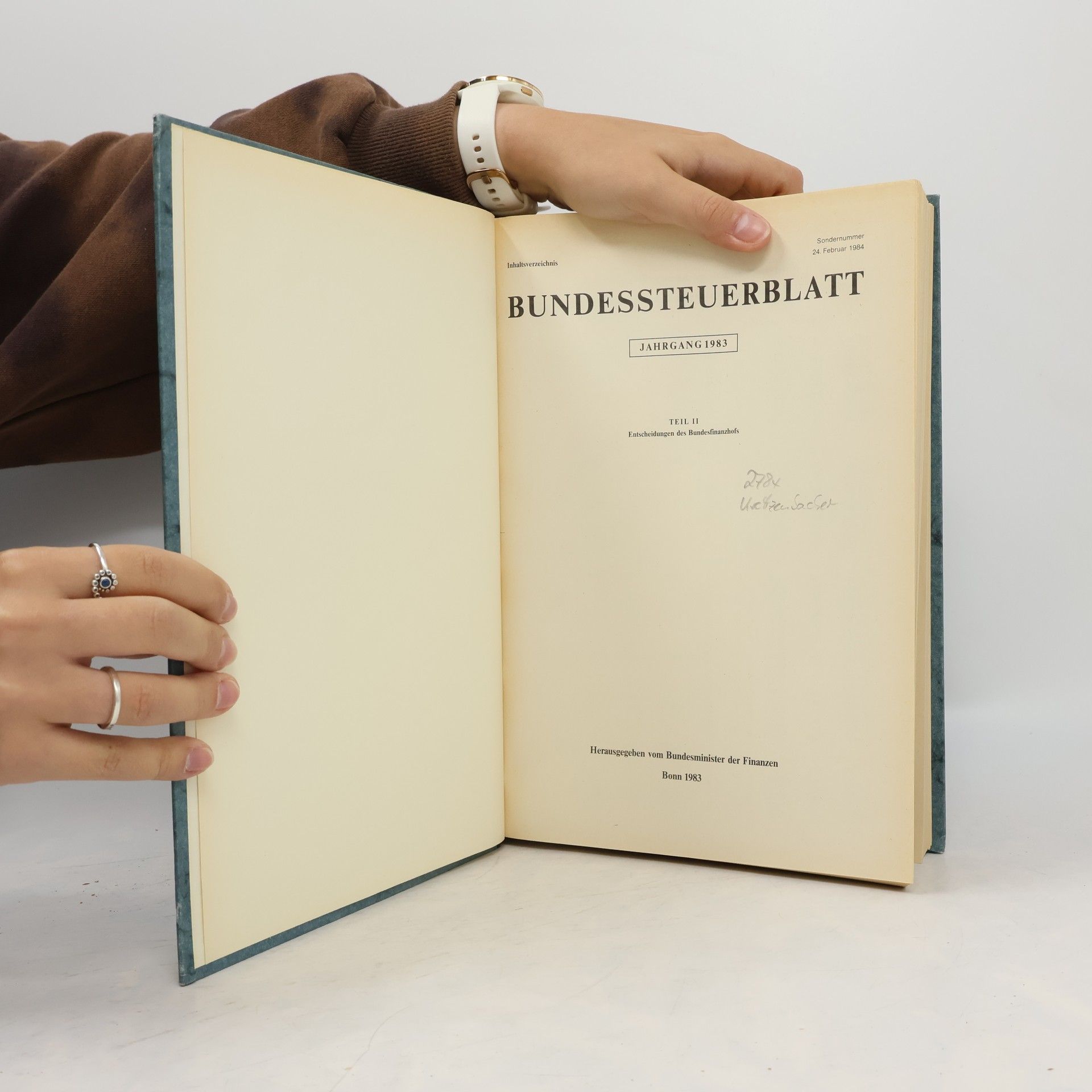 Various authors Bundessteuerblatt II