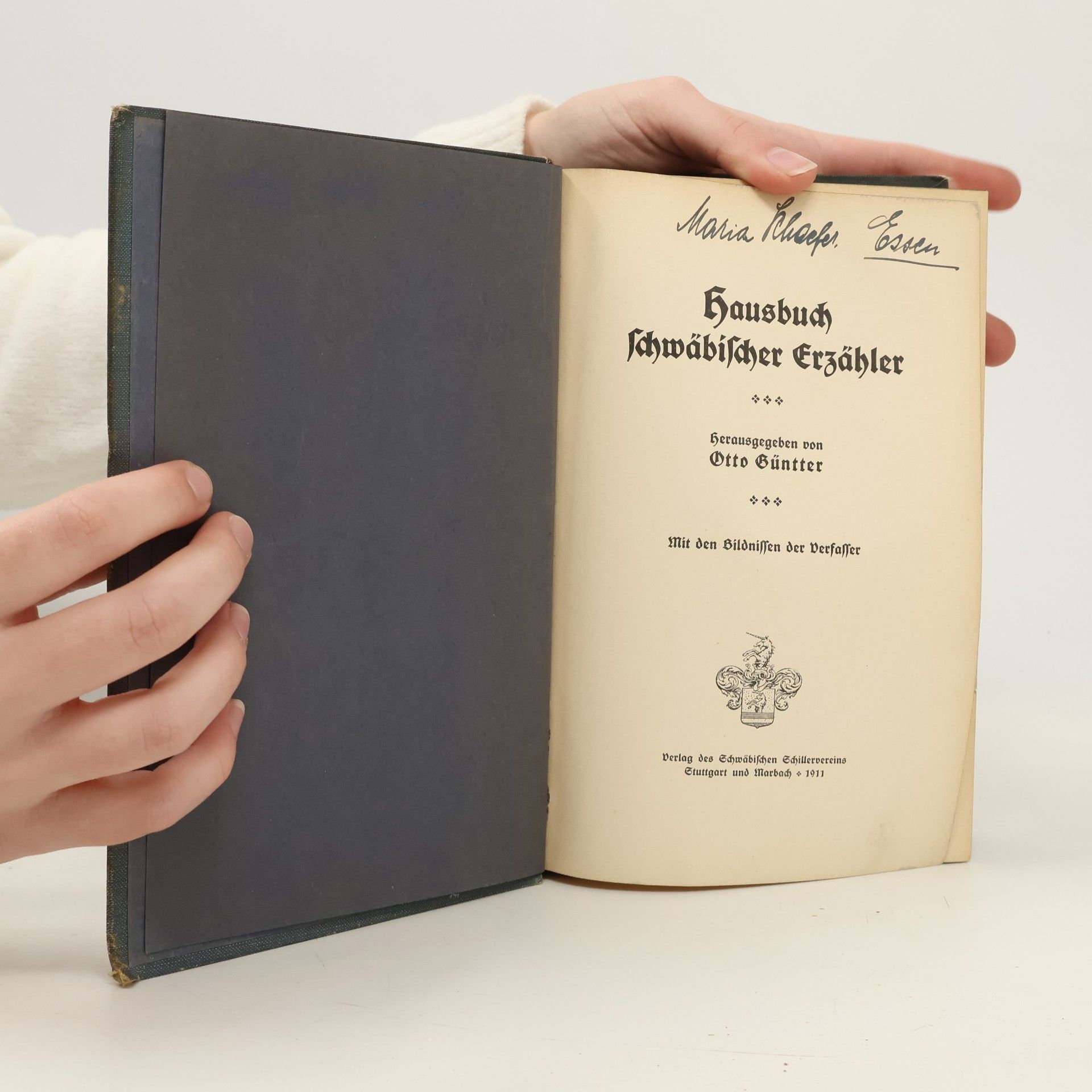 Otto Güntter Hausbuch schwäbischer Erzähler
