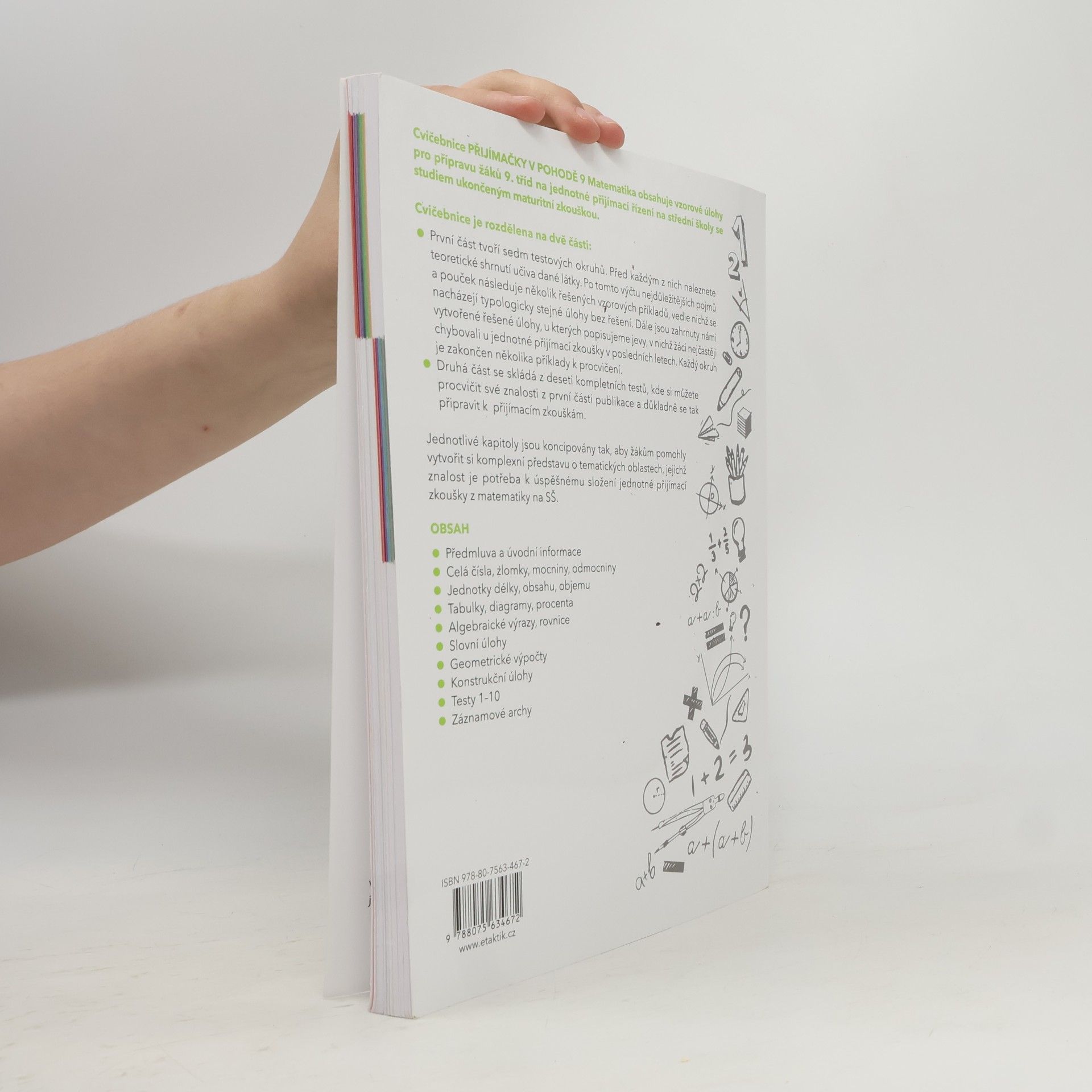 Collectif d'auteurs Přijímačky v pohodě: matematika