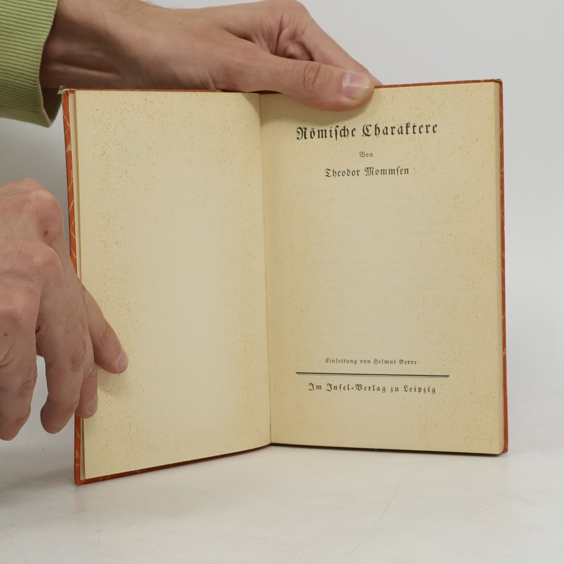 Theodor Mommsen Römische Charaktere