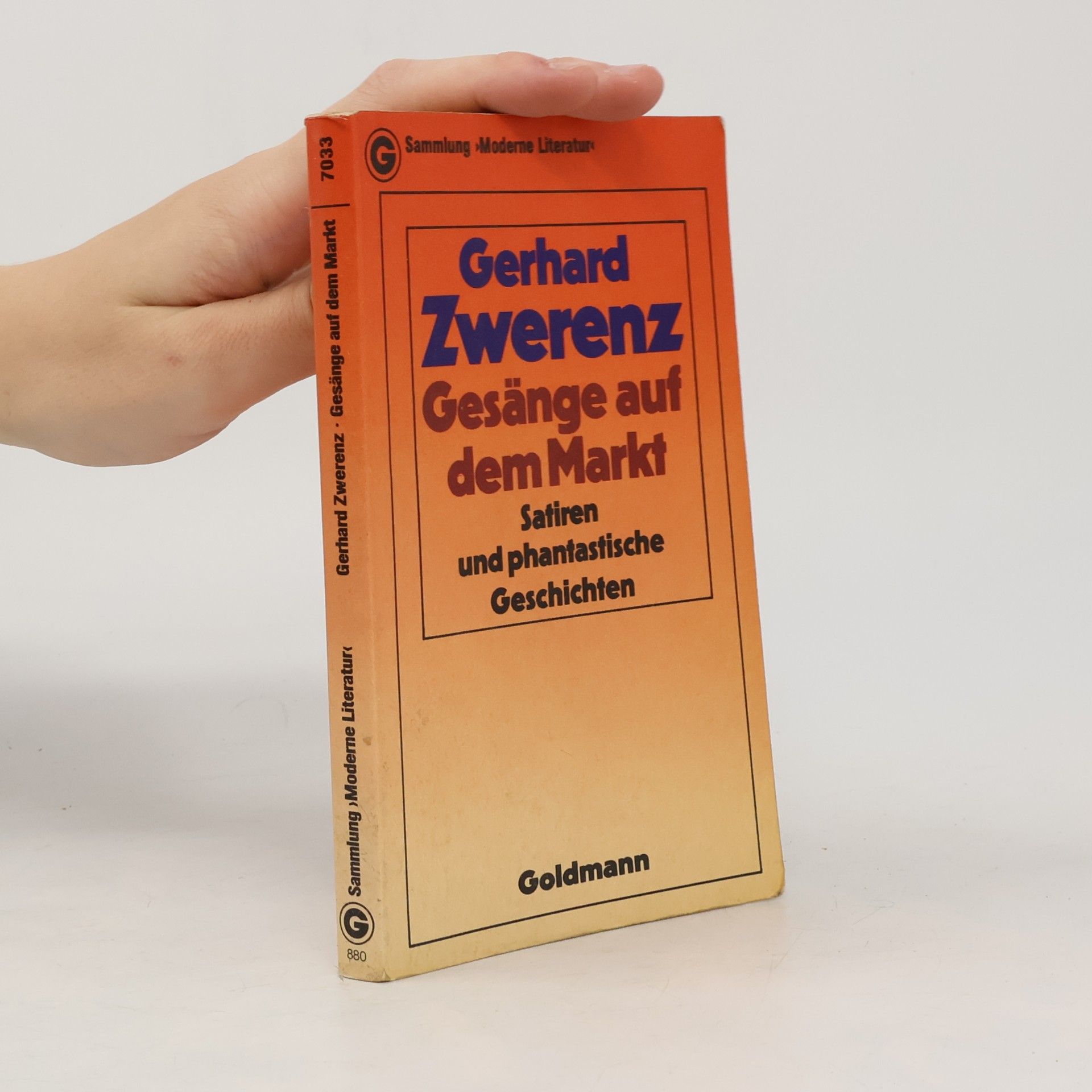 Gerhard Zwerenz Gesänge auf dem Markt