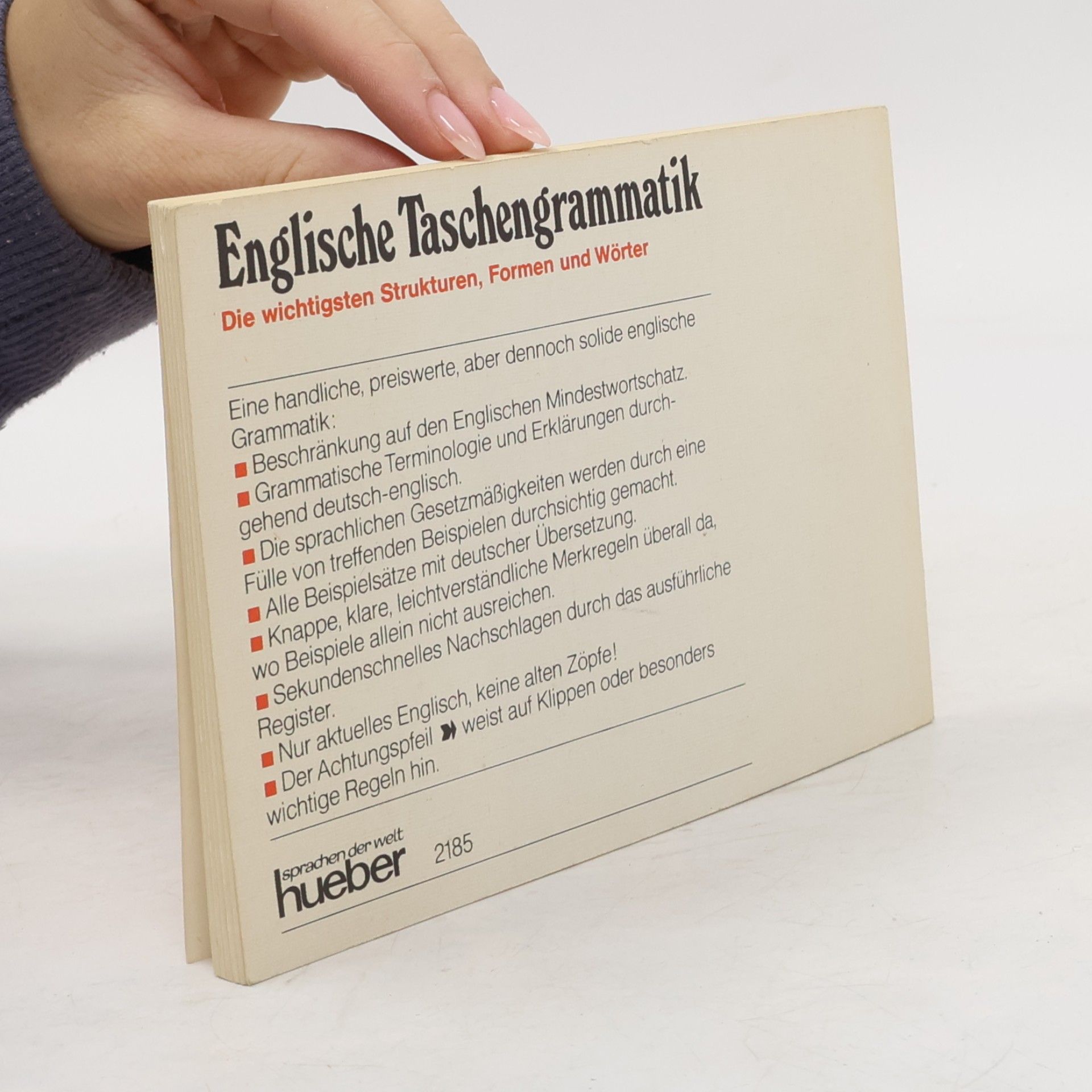 Marion Hoffmann-Weiß Englische Taschengrammatik
