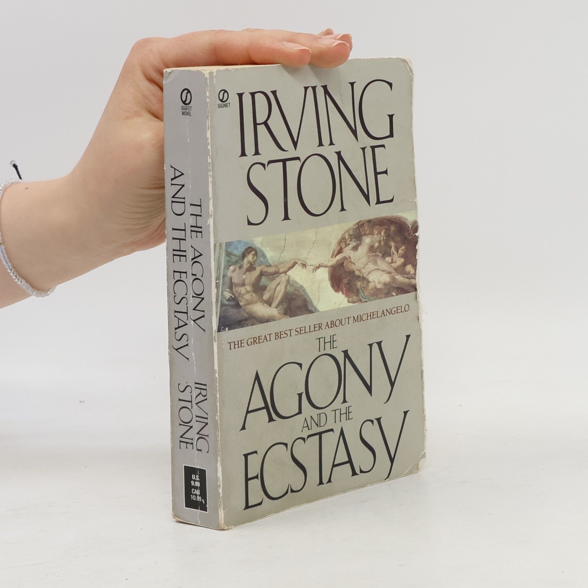 Irving Stone The agony and the ecstasy : a biographical novel of Michelangelo