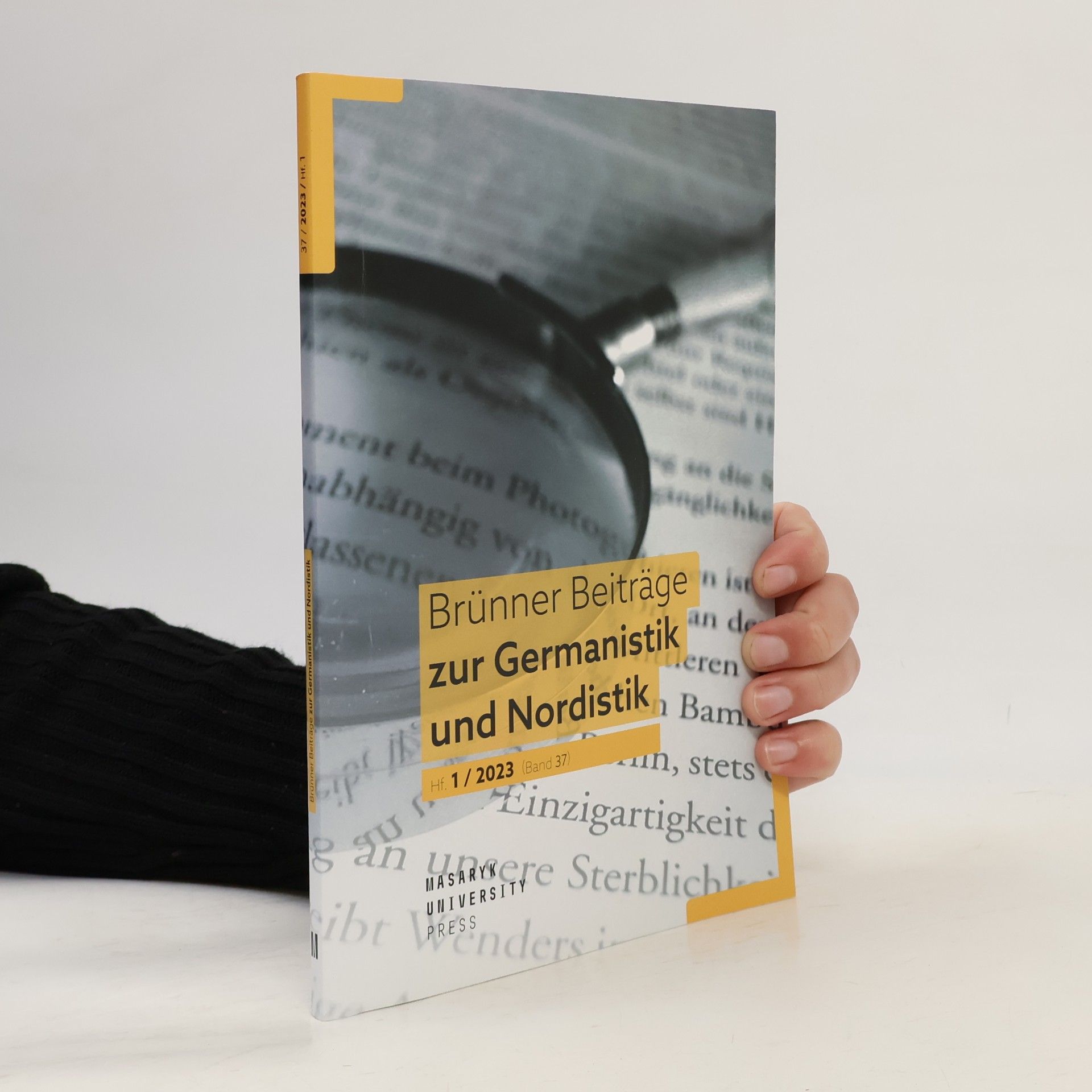 kolektiv Brünner Beiträge zur Germanistik und Nordistik 1/2023