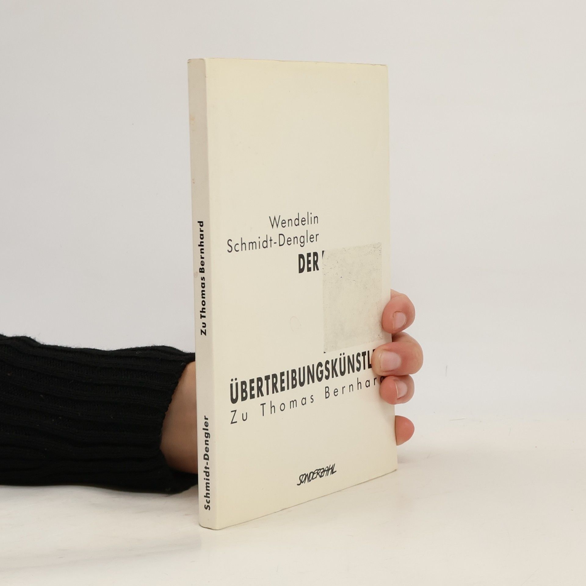 Wendelin Schmidt Dengler Der Übertreibungskünstler