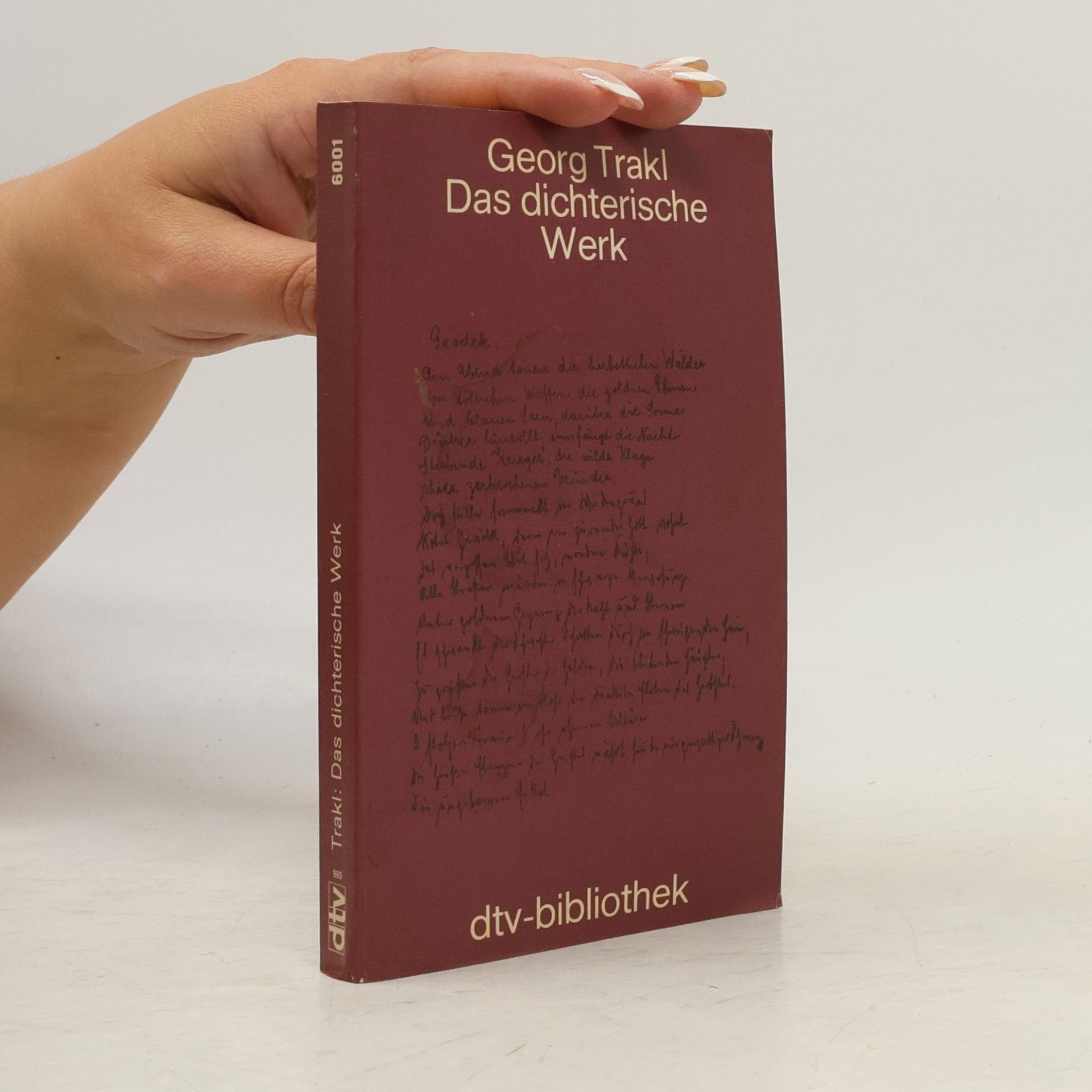 Georg Trakl Das dichterische Werk