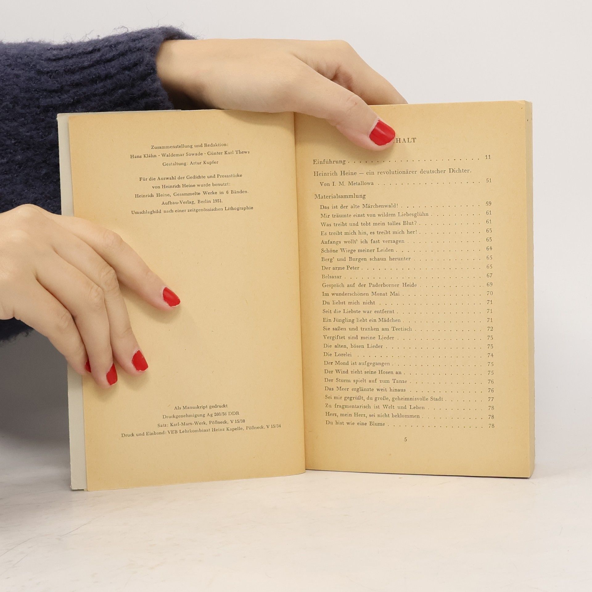 Collectif d'auteurs Heinrich Heine 1797-1856