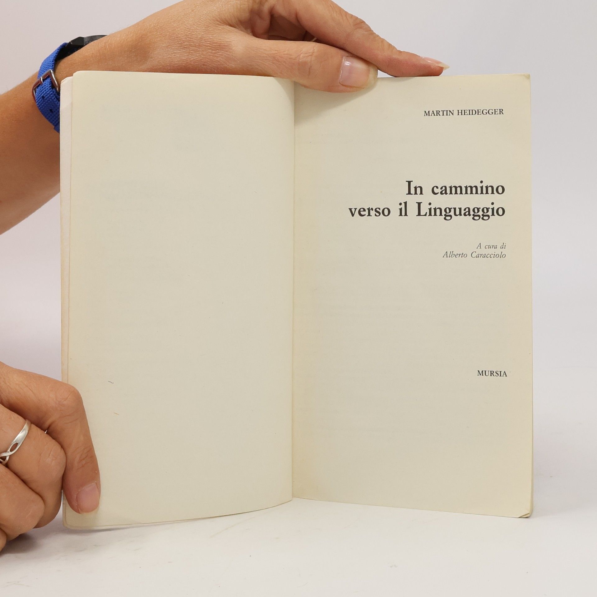 Martin Heidegger In cammino verso il linguaggio