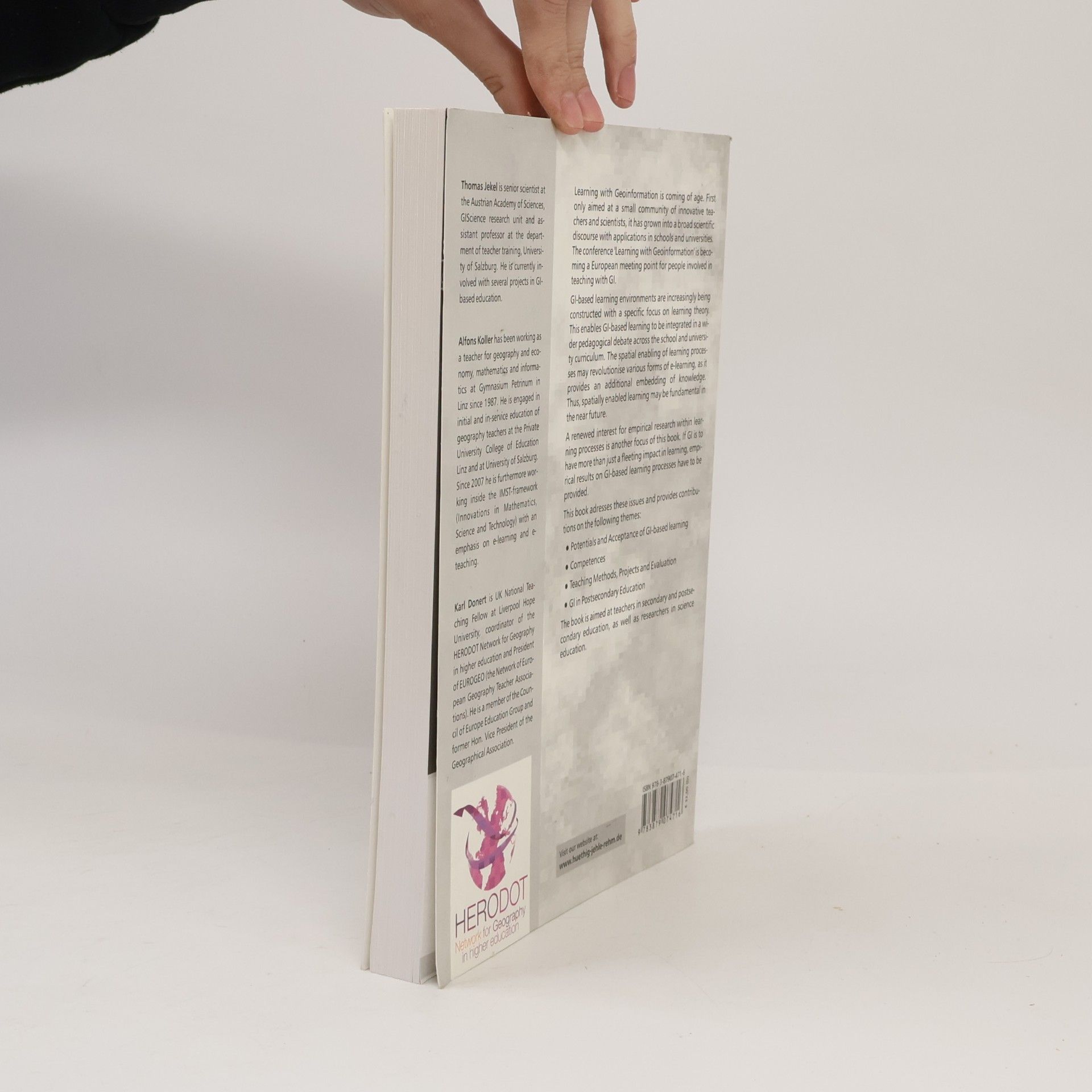 Thomas Jekel Learning with Geoinformation III / Lernen mit Geoinformation III