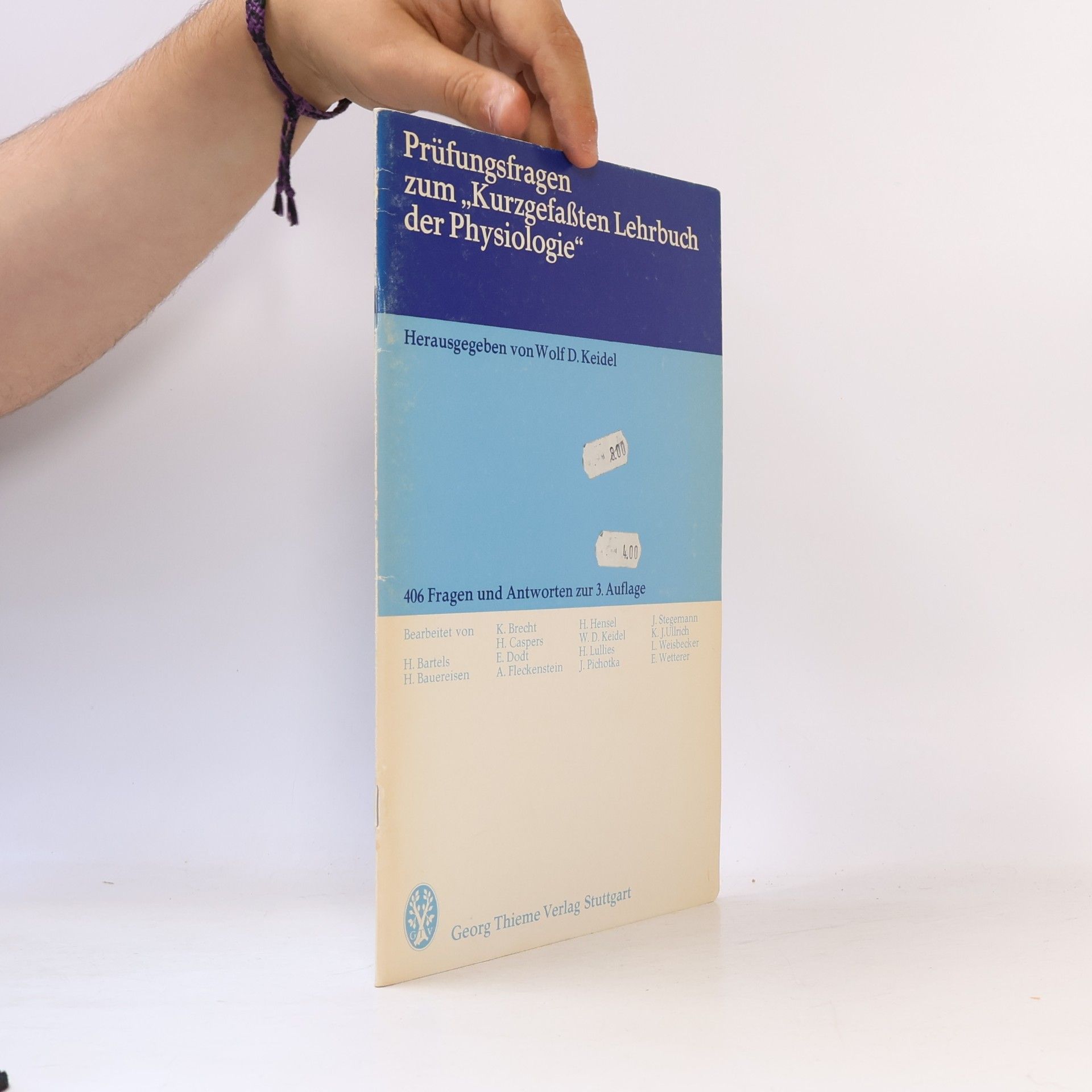 Prüfungsfragen zum „Kurzgefaßten Lehrbuch der Physiologie“