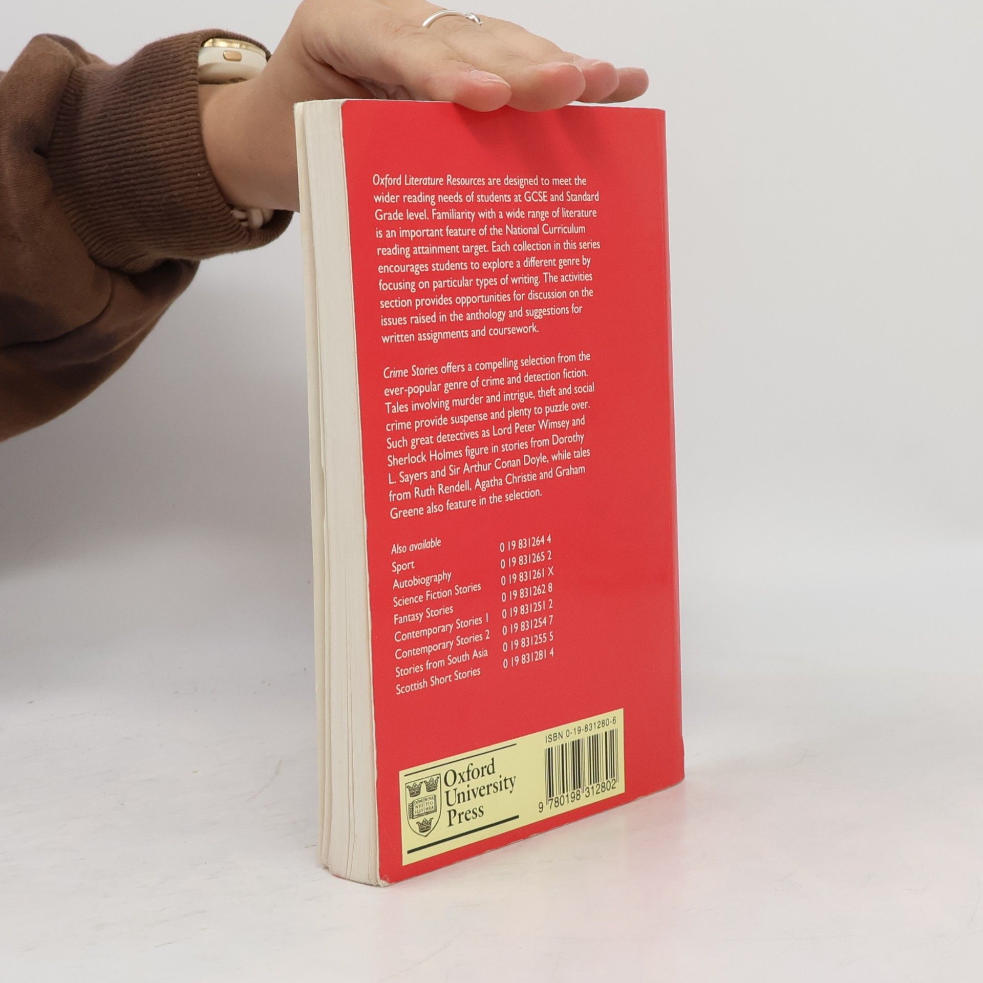 Andrew Goodwyn Oxford Literature Resources: Crime Stories