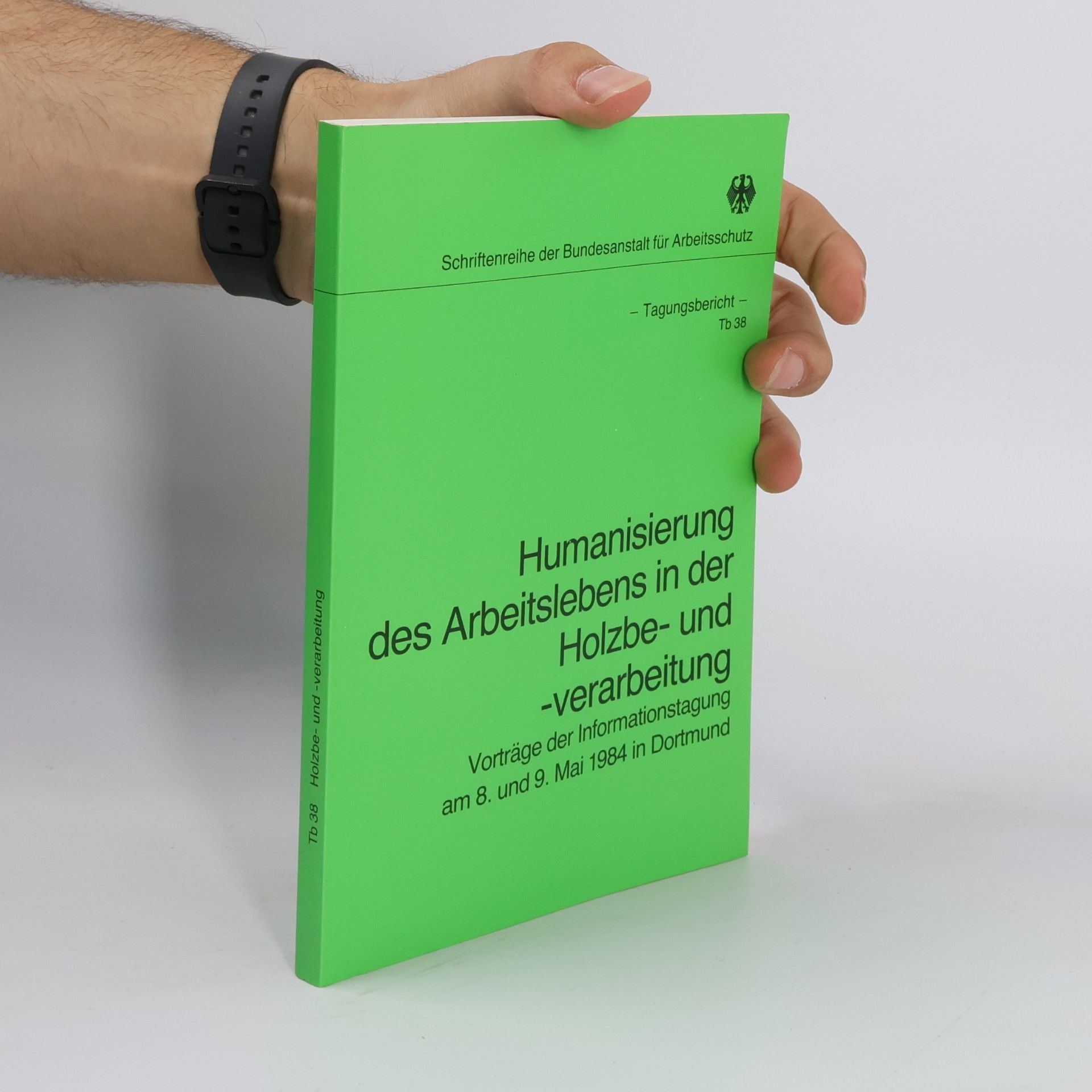 Schriftenreihe der Bundesanstalt für Arbeitsschutz - 38: Humanisierung des Arbeitslebens in der Holzbe- und -verarbeitung