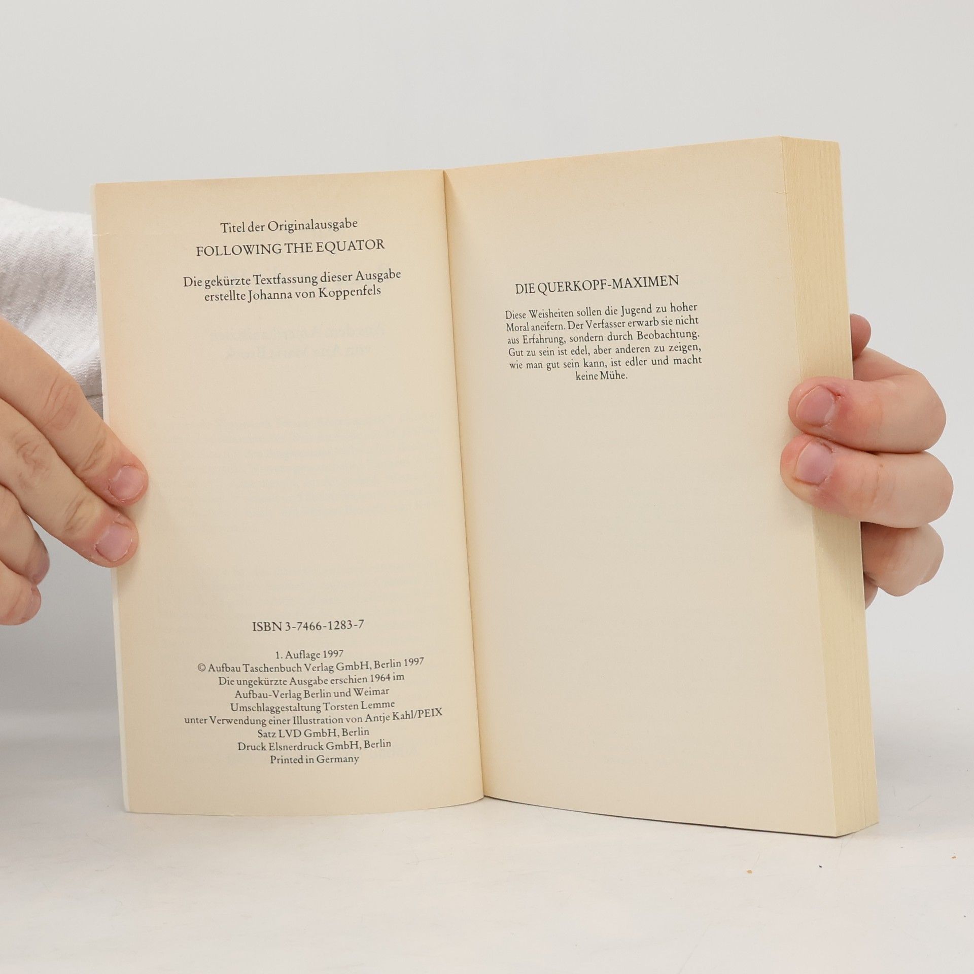 Mark Twain Reise um die Welt