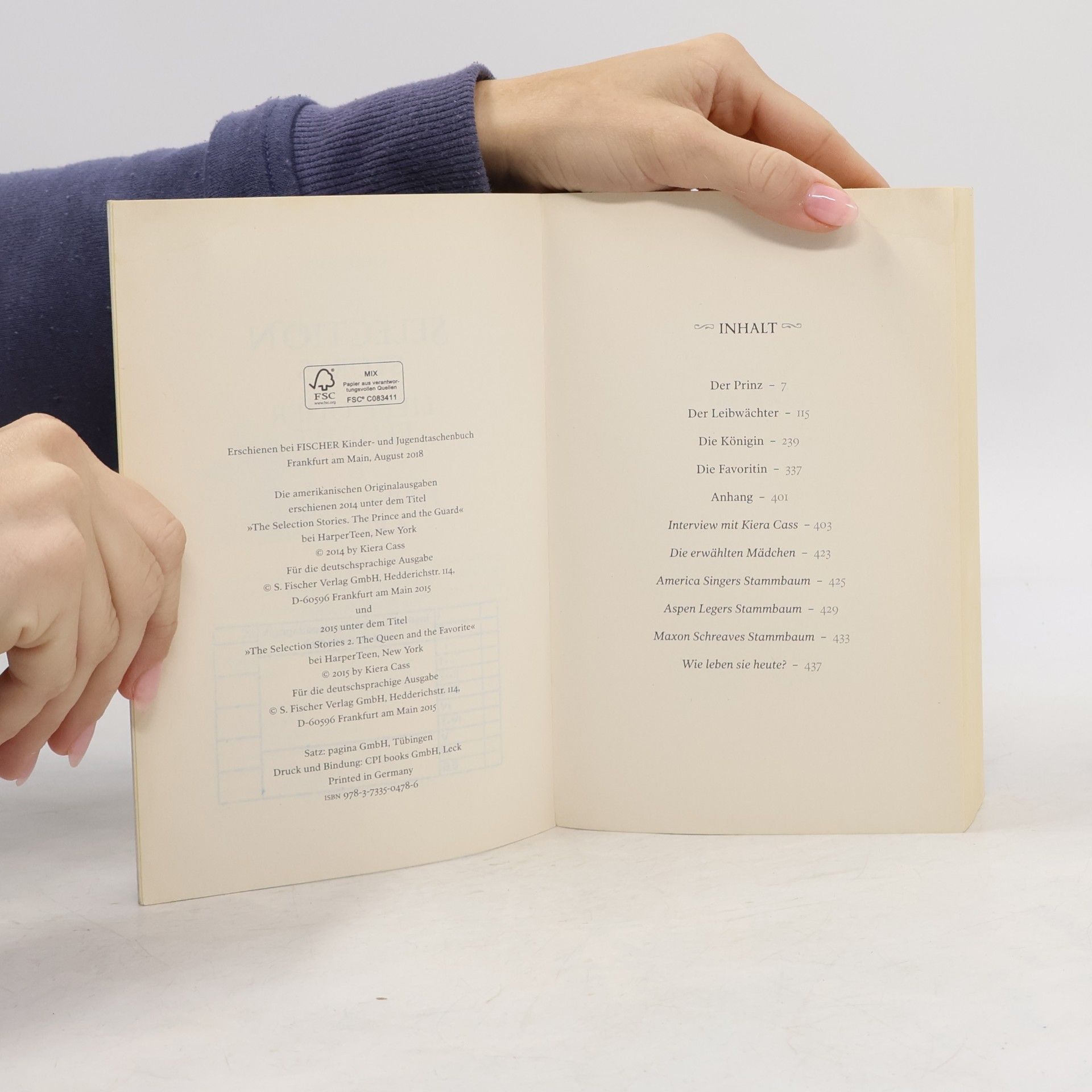 Kiera Cass Selection Storys: Liebe oder Pflicht