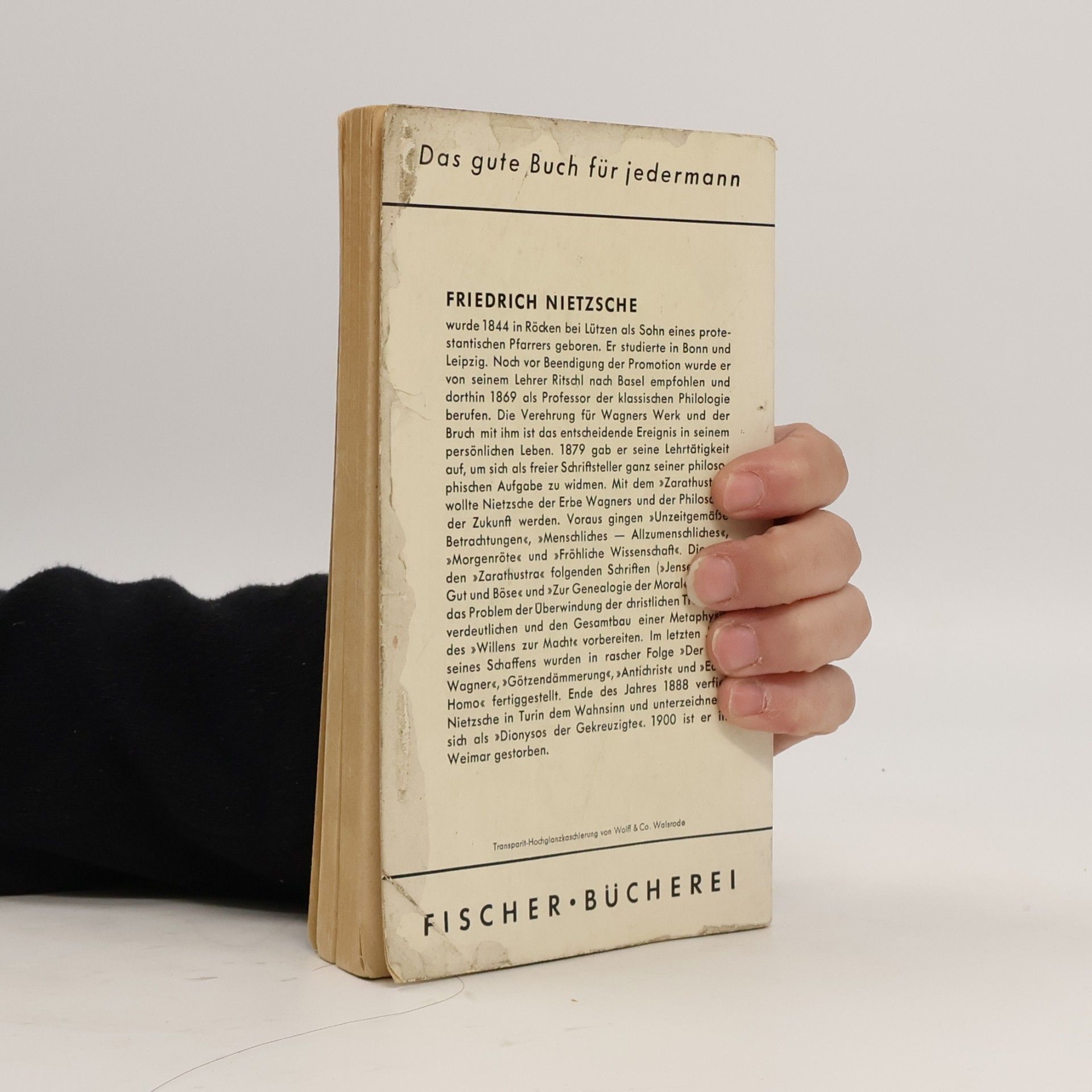 Karl Löwith Nietzsche: Zeitgemässes und Unzeitgemässes. Ausgewählt und eingeleitet von Karl Löwith