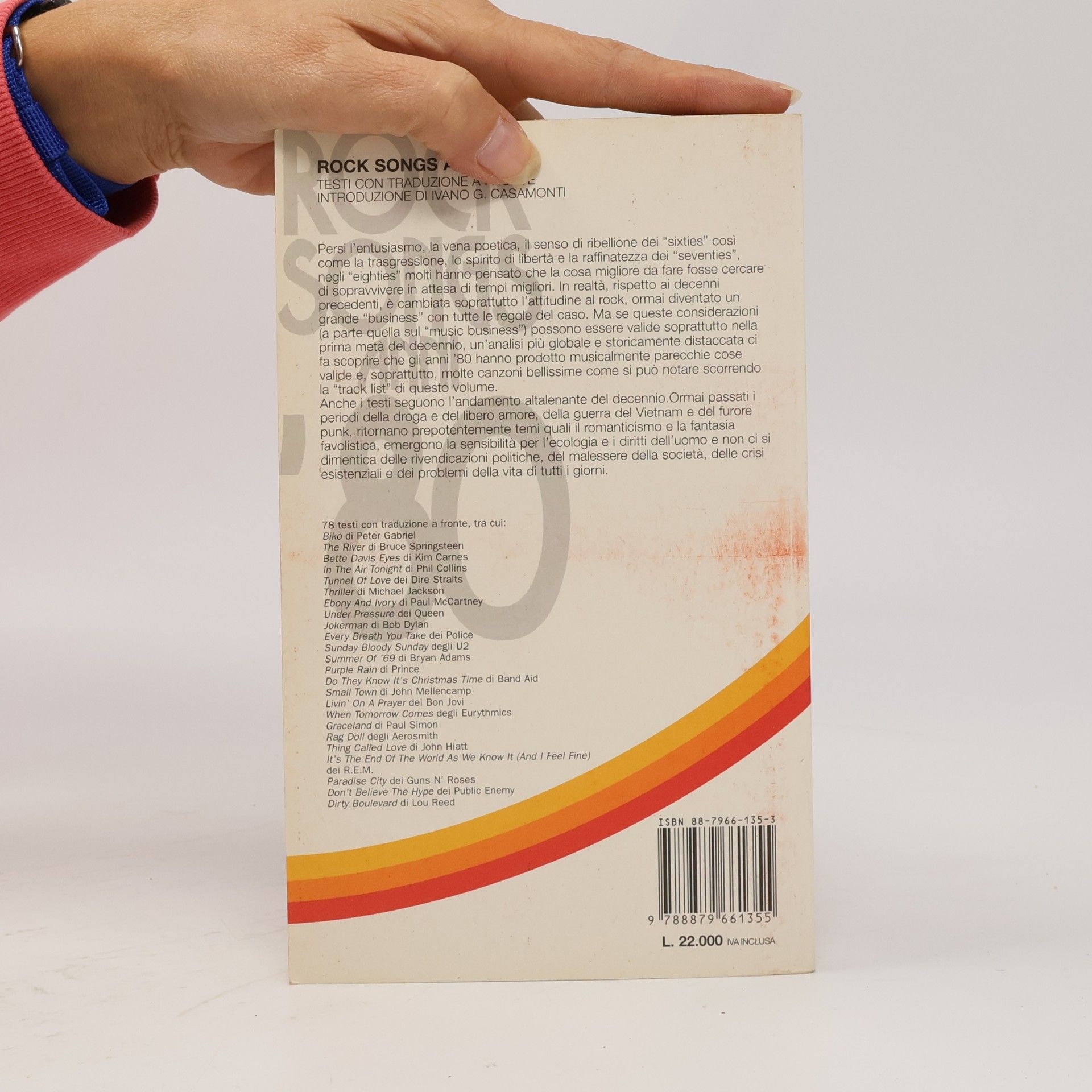 Rock songs anni '80. Le canzoni che hanno fatto epoca