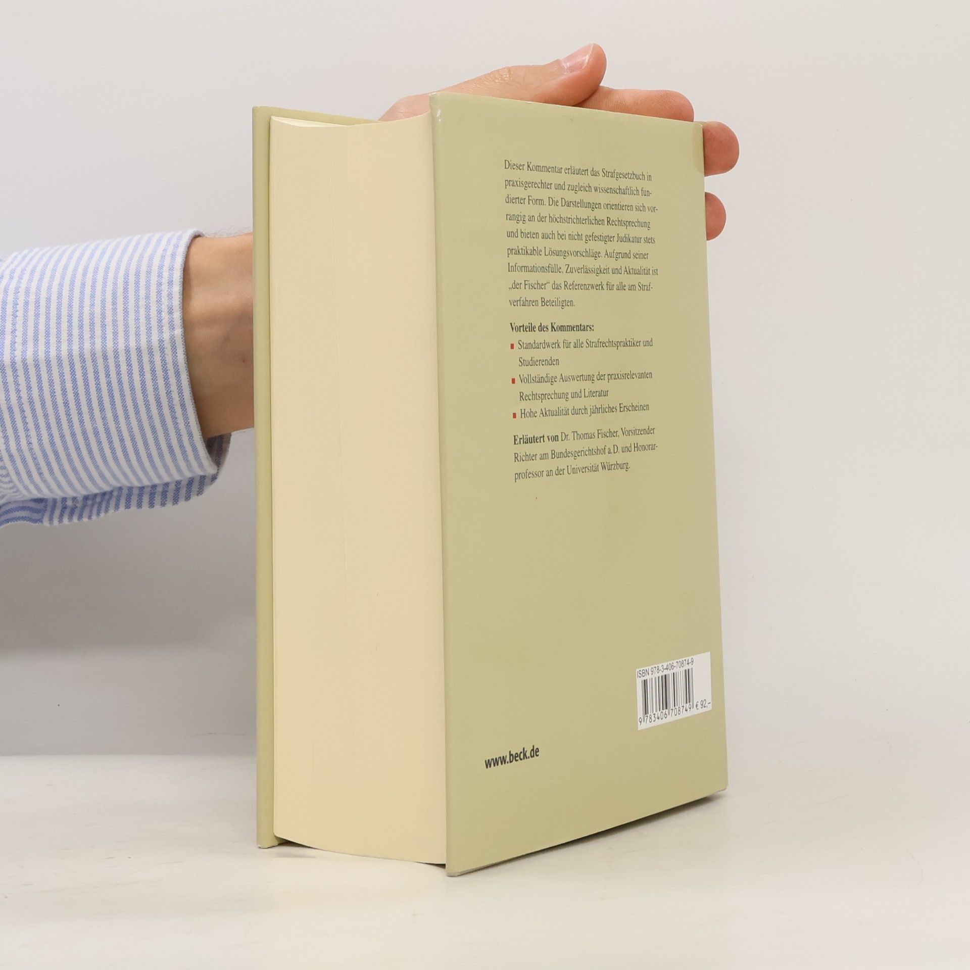 Thomas Fischer Strafgesetzbuch