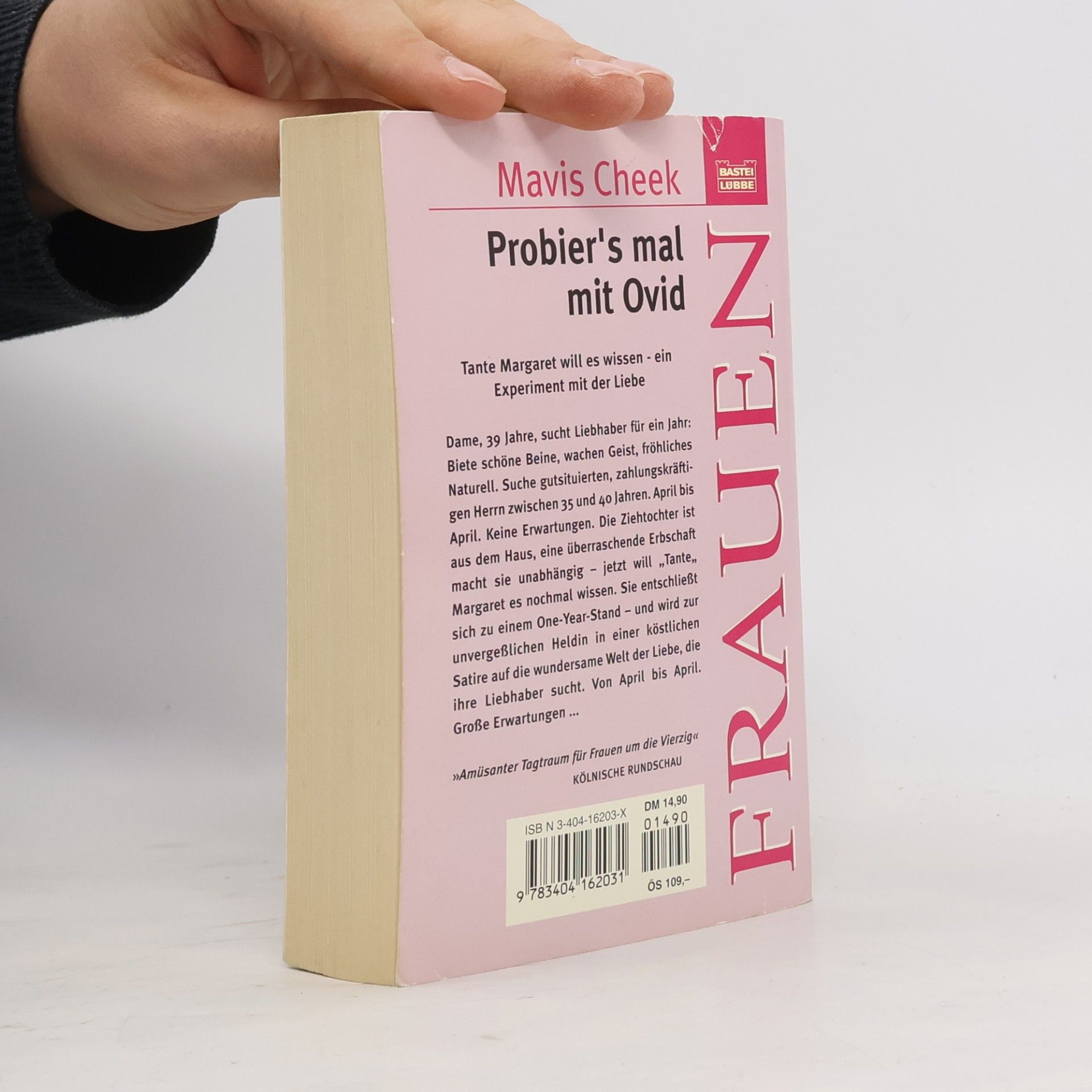 Mavis Cheek Probier's mal mit Ovid